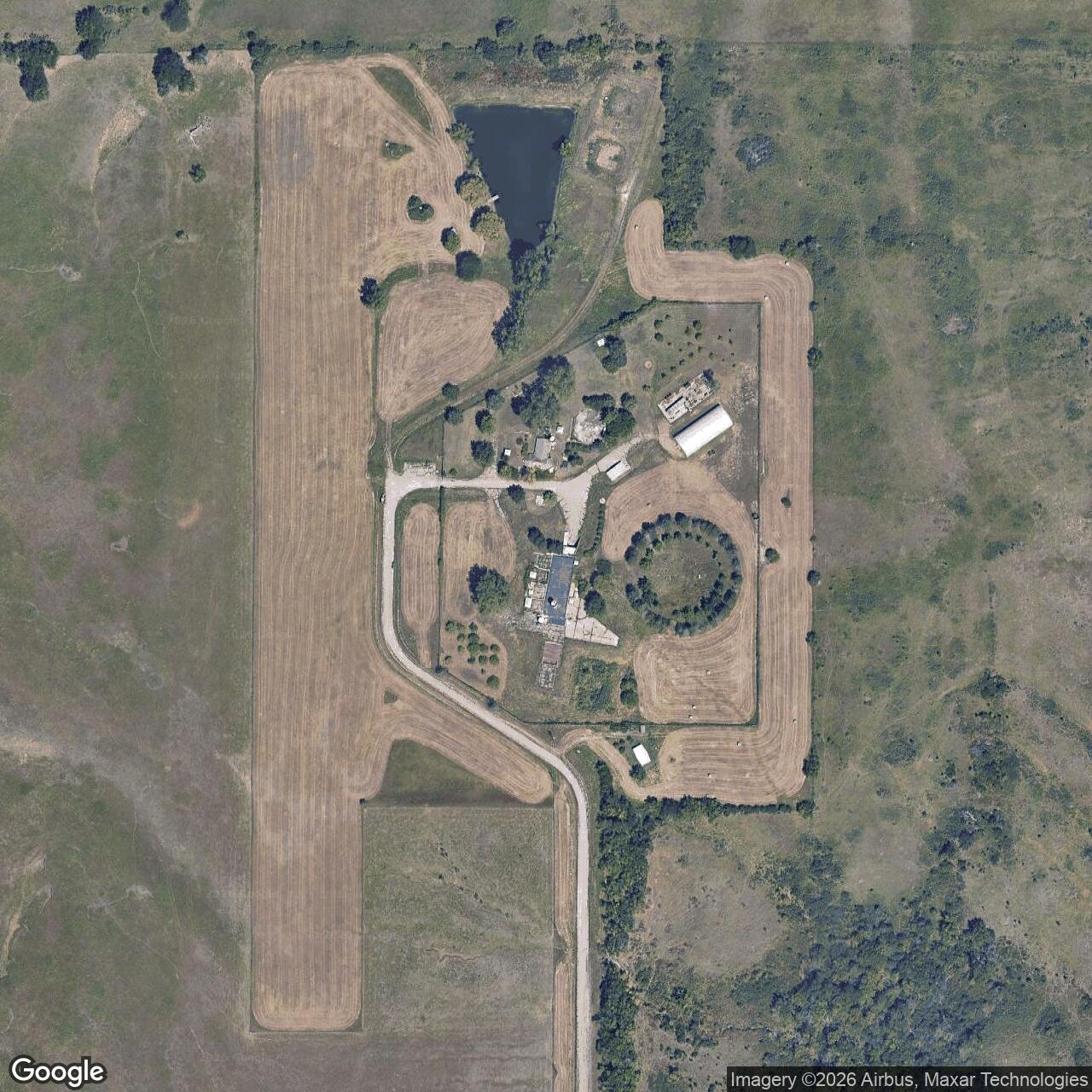 Current Google Satellite Image of Atlas E Site 548-6, Kansas