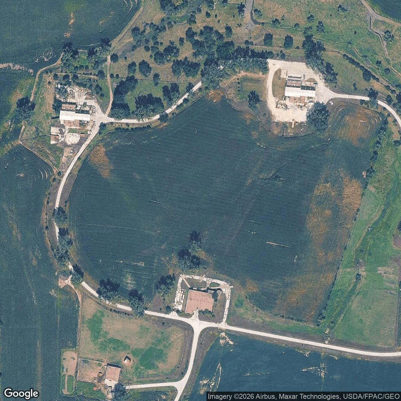 Current Google Satellite Image of Atlas D Site 549-B, Nebraska
