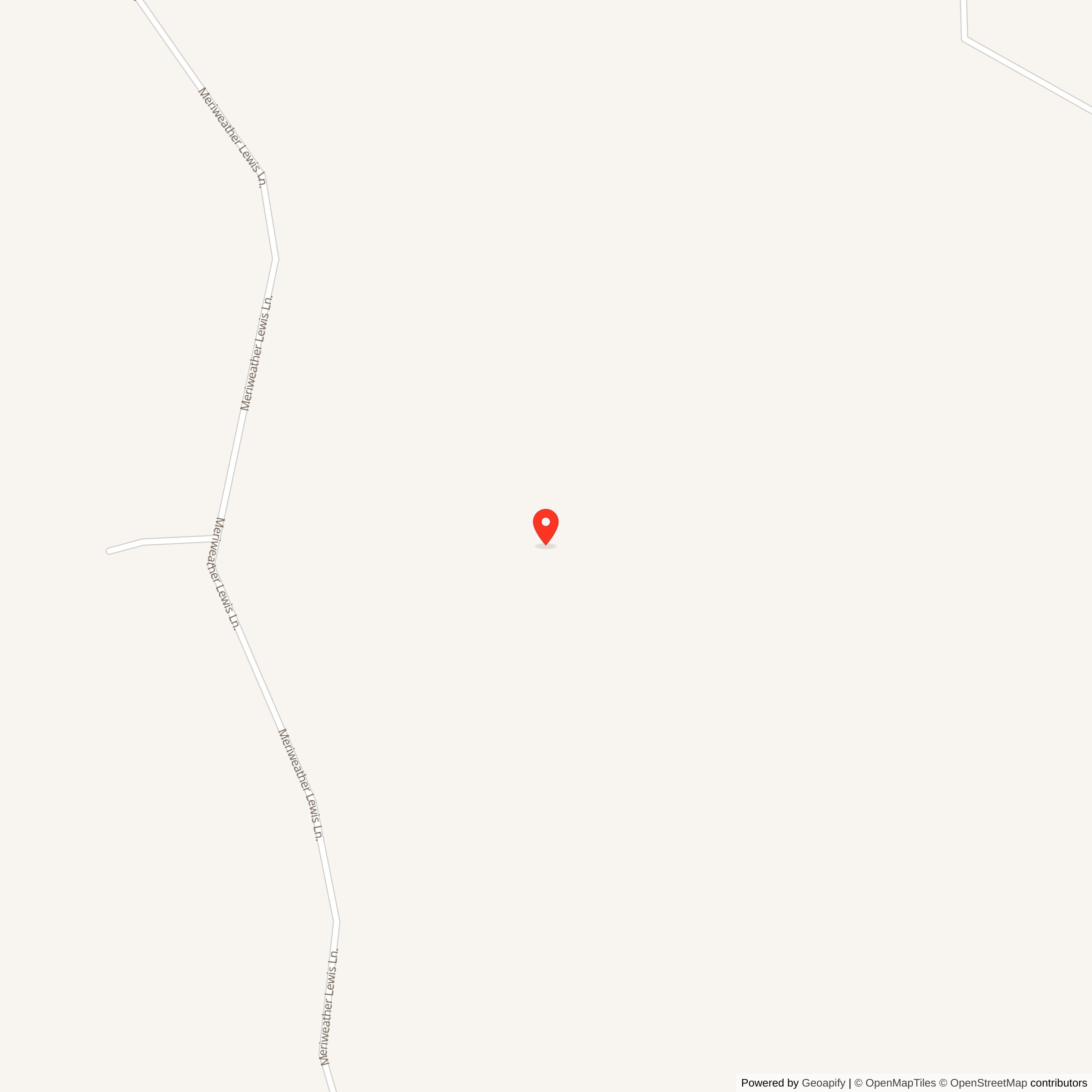 Map showing location of Atlas D Site 549-C, Iowa