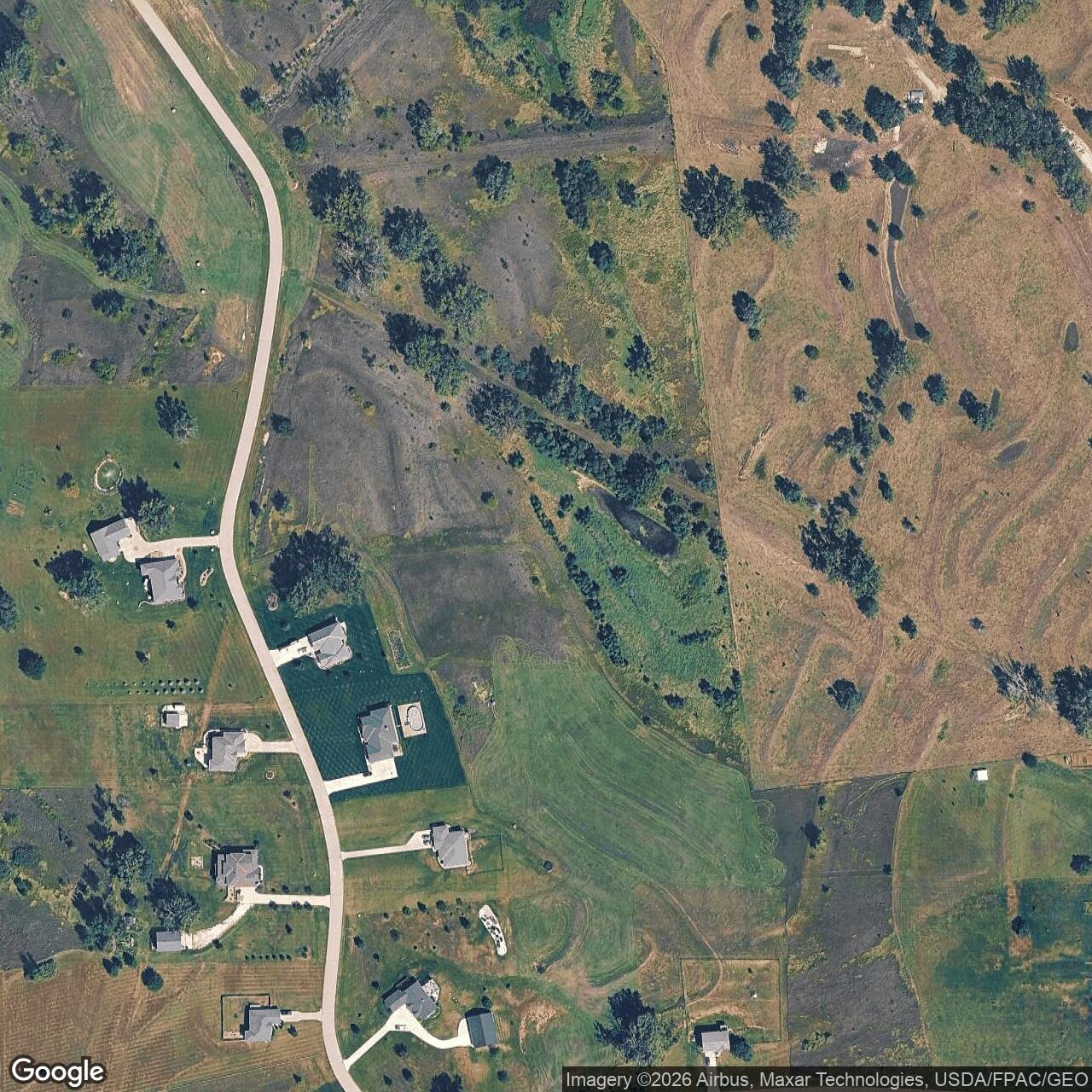 Current Google Satellite Image of Atlas D Site 549-C, Iowa