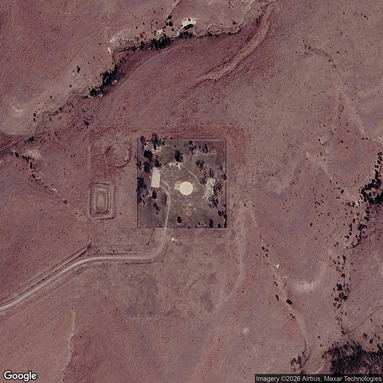 Current Google Satellite Image of Atlas F Site 550-9, Kansas