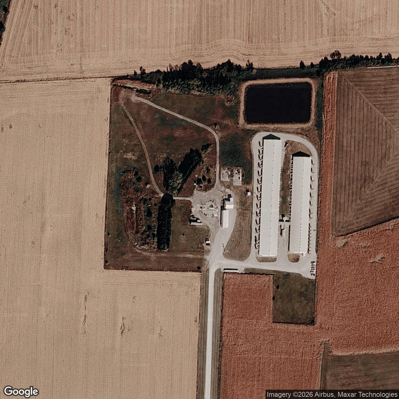 Current Google Satellite Image of Atlas F Site 551-12, Nebraska