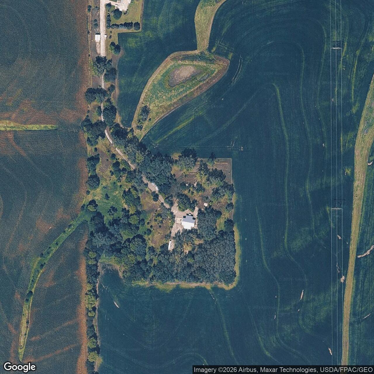 Current Google Satellite Image of Atlas F Site 551-3, Nebraska