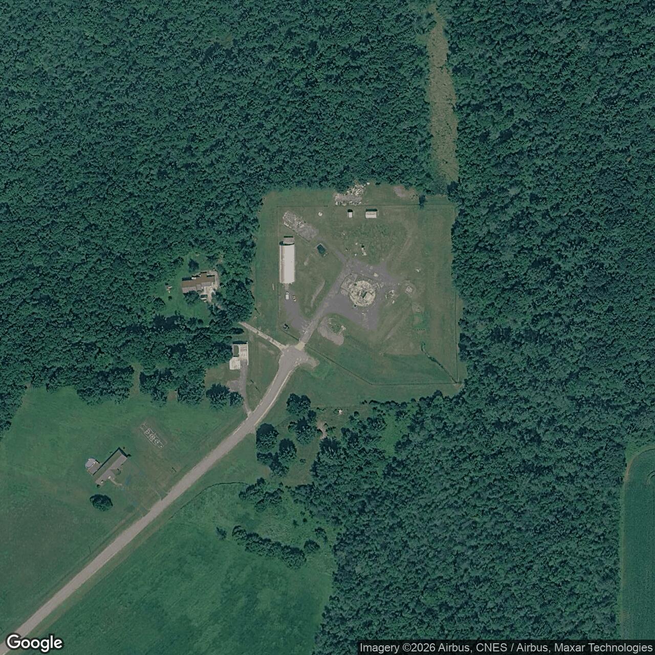 Current Google Satellite Image of Atlas F Site 556-1, New York