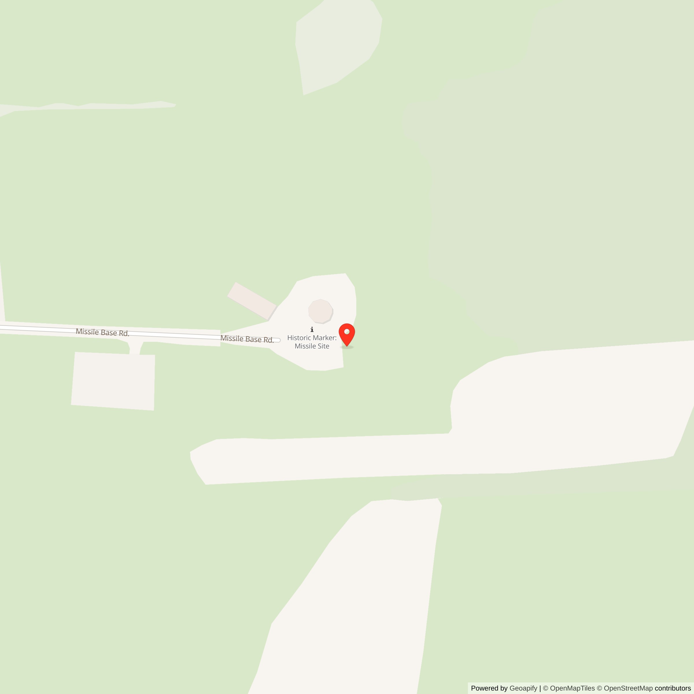 Map showing location of Atlas F Site 556-2, Vermont