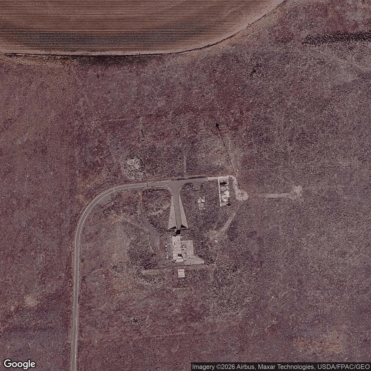 Current Google Satellite Image of Atlas E Site 567-5, Washington