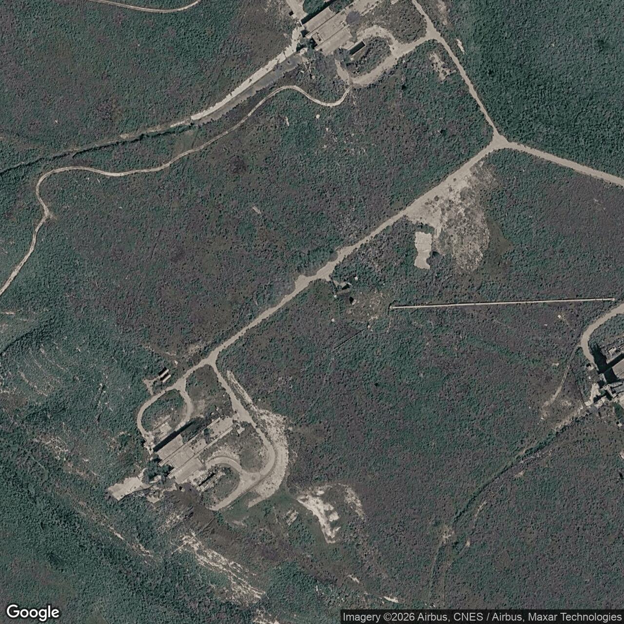 Current Google Satellite Image of Atlas D Site 576-A, California
