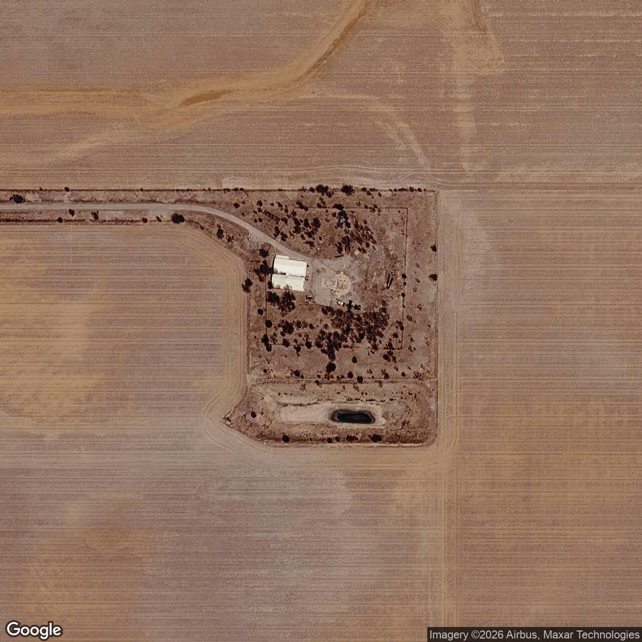 Current Google Satellite Image of Atlas F Site 577-3, Oklahoma