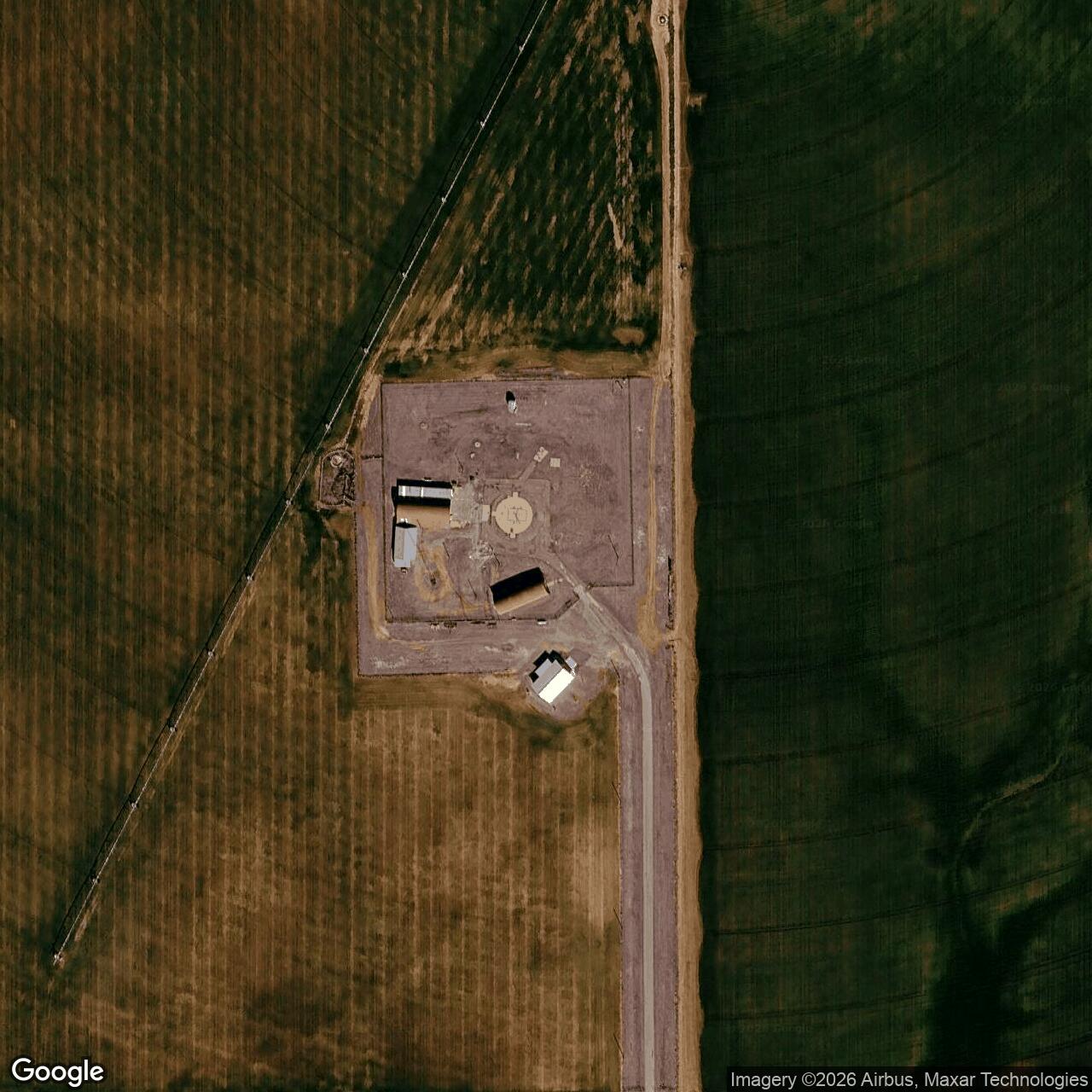 Current Google Satellite Image of Atlas F Site 577-9, Oklahoma