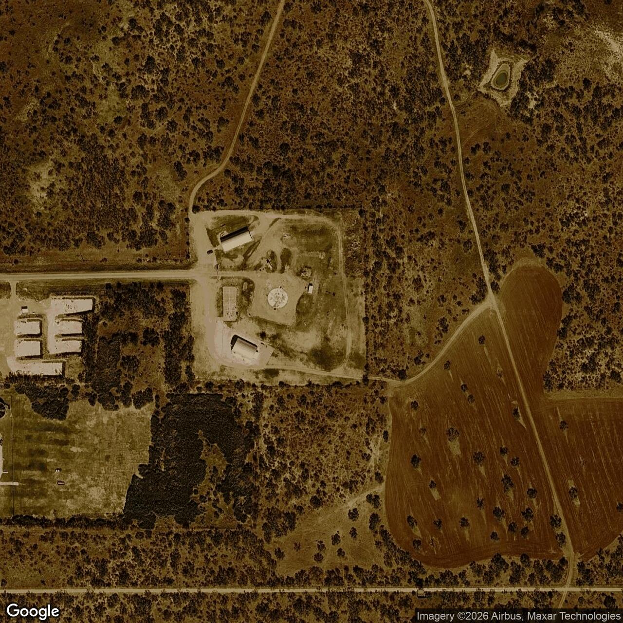 Current Google Satellite Image of Atlas F Site 578-2, Texas