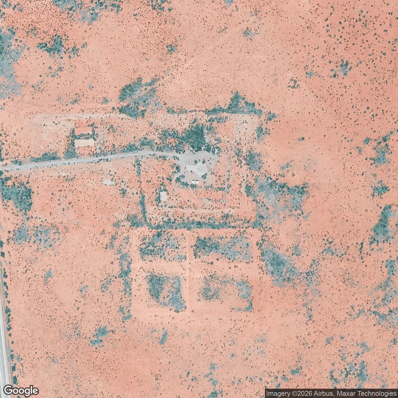 Current Google Satellite Image of Atlas F Site 579-12, New Mexico