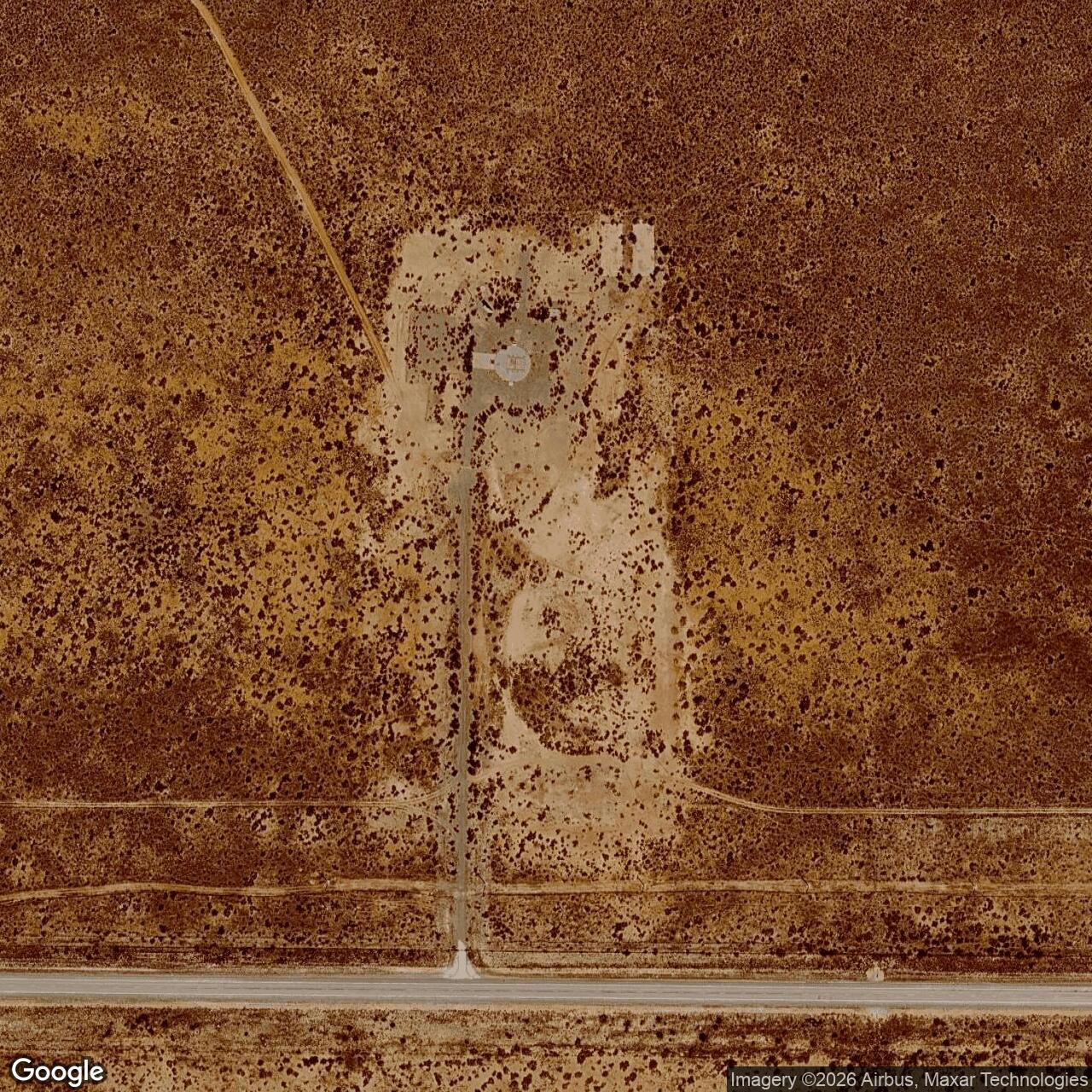 Current Google Satellite Image of Atlas F Site 579-5, New Mexico