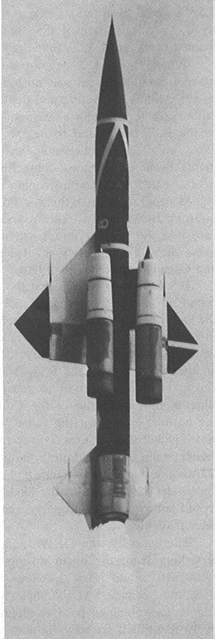 BOMARC missile launching at the Air Force Missile Test Center in 1960