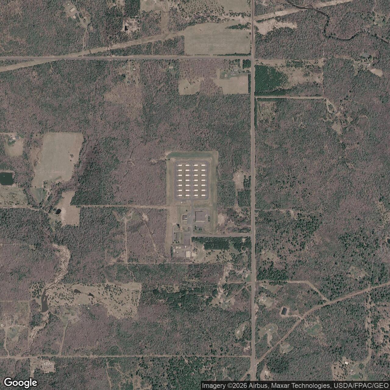 Current Google Satellite Image of Duluth BOMARC Missile Site / French River Missile Site, Minnesota