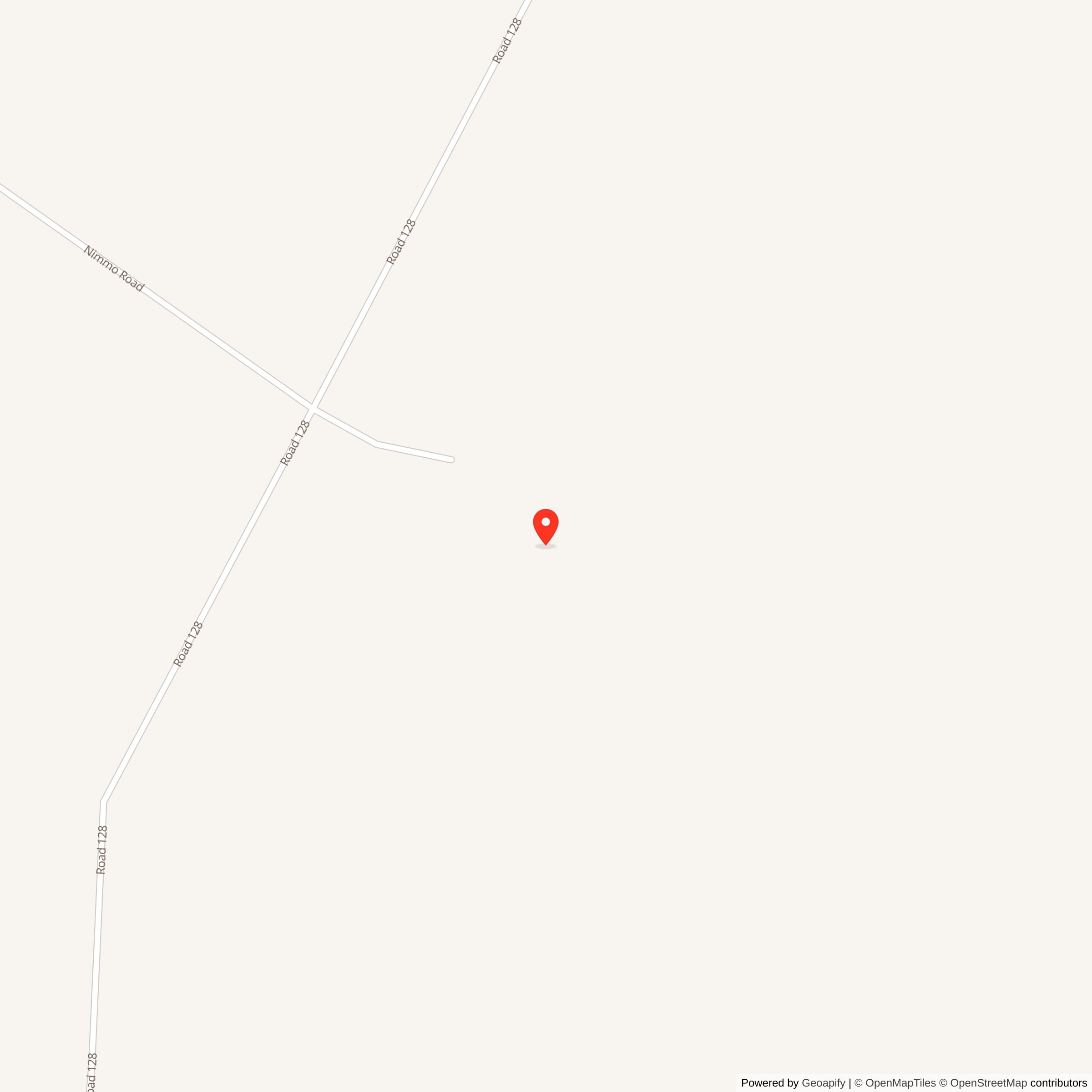 Map showing location of Minuteman / Peacekeeper Launch Facility P-08, Wyoming