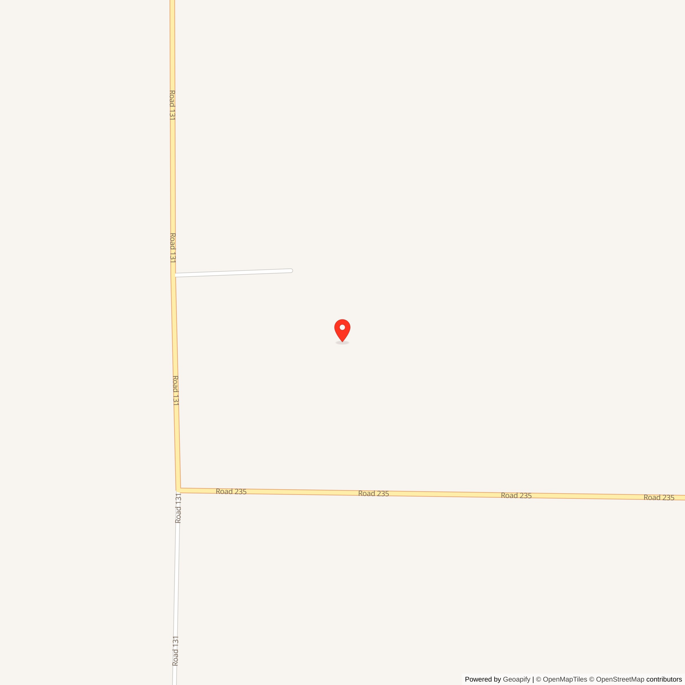 Map showing location of Minuteman / Peacekeeper Launch Facility P-09, Wyoming