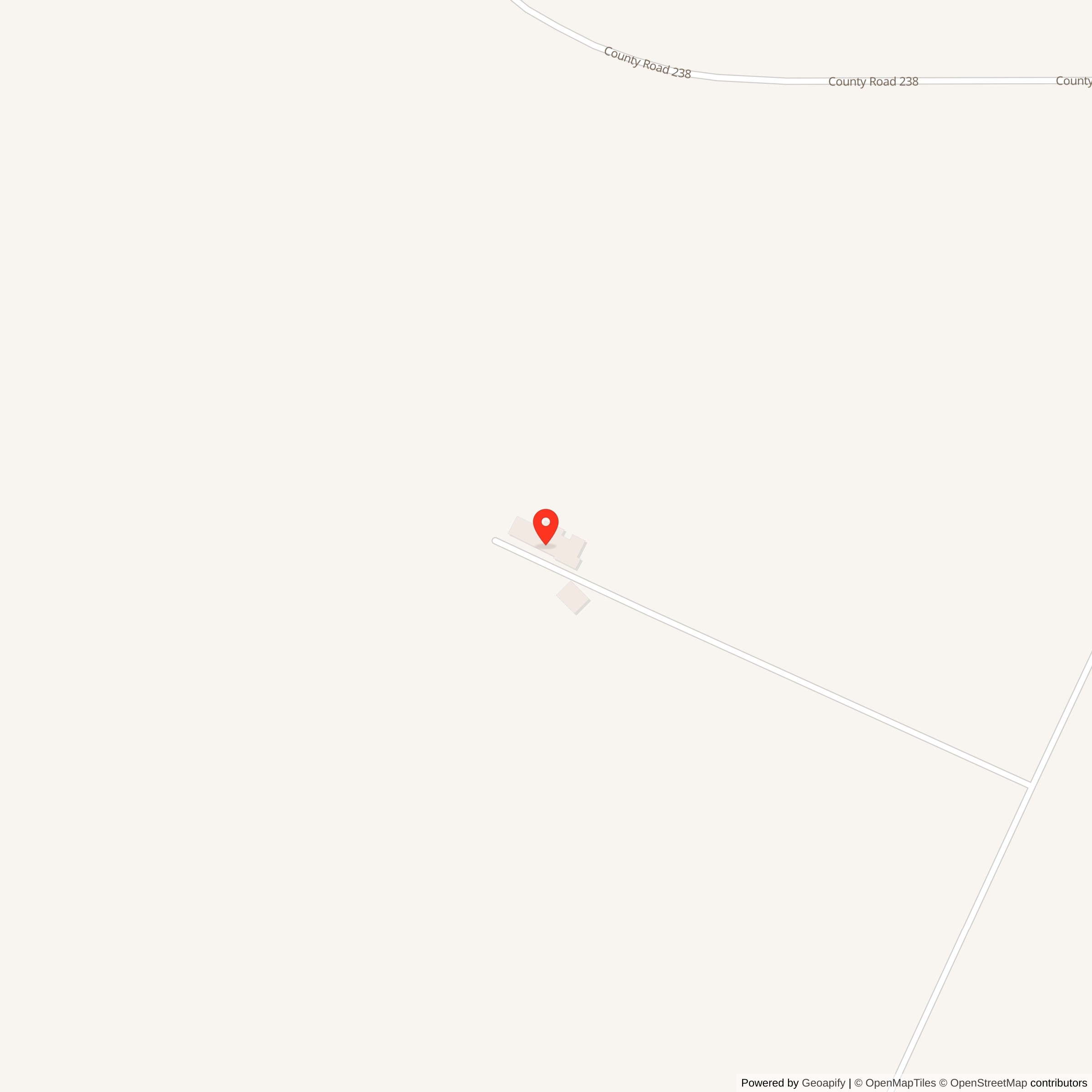 Map Showing Street Level location of Minuteman Missile Alert Facility Q-01 / Quebec 01 Launch Control Facility, Wyoming
