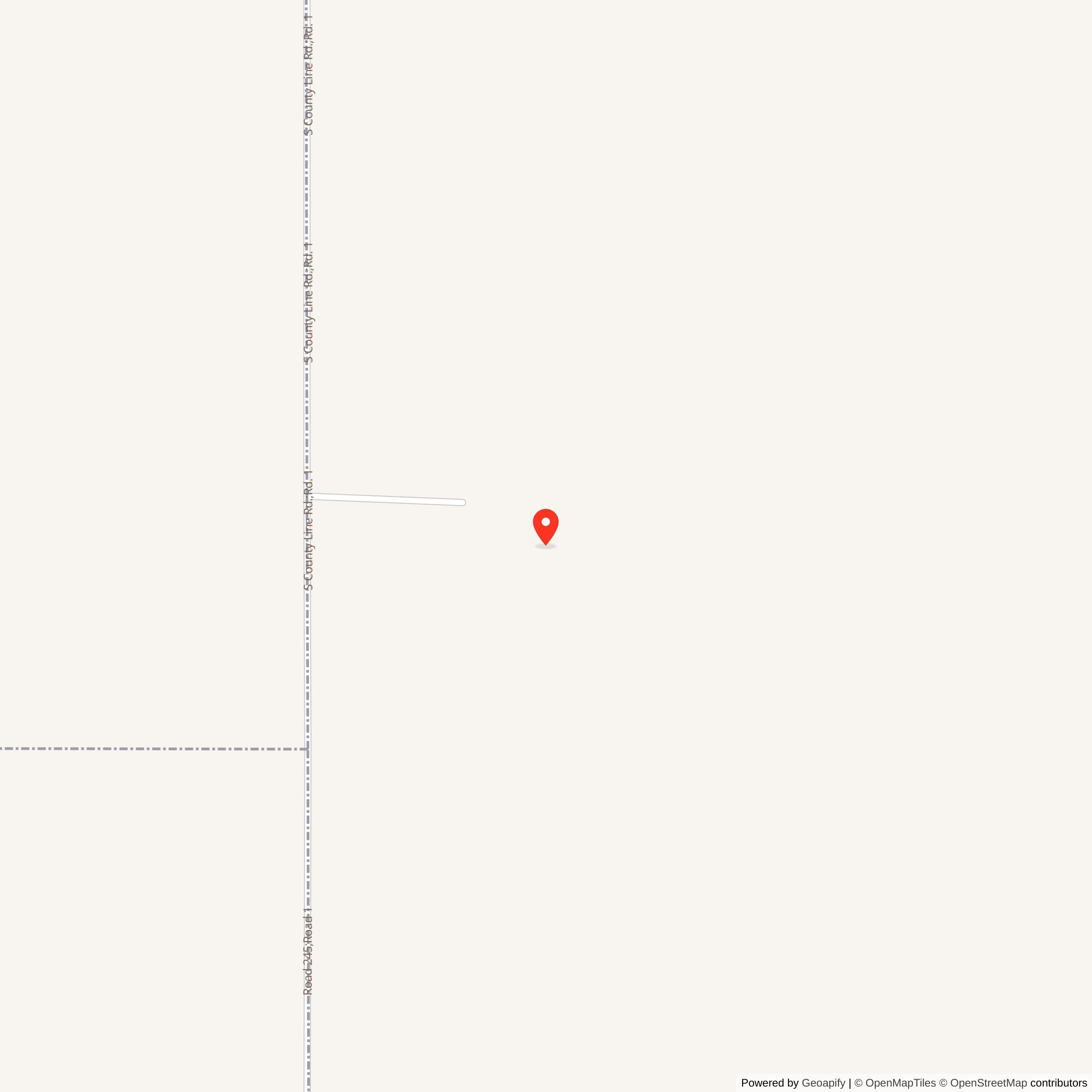 Map Showing Street Level location of Launch Facility R-06, Wyoming