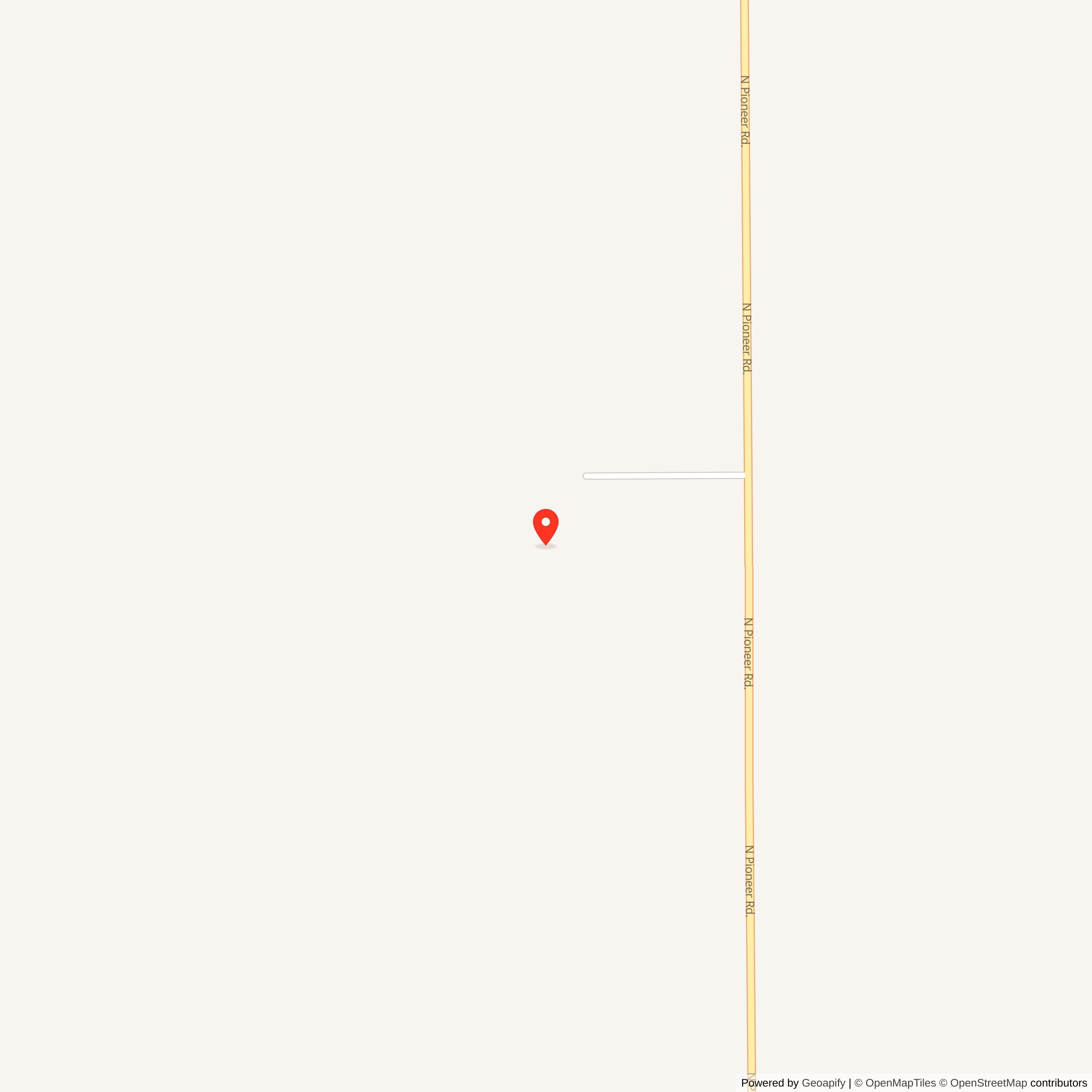 Map Showing Street Level location of Launch Facility R-09, Wyoming