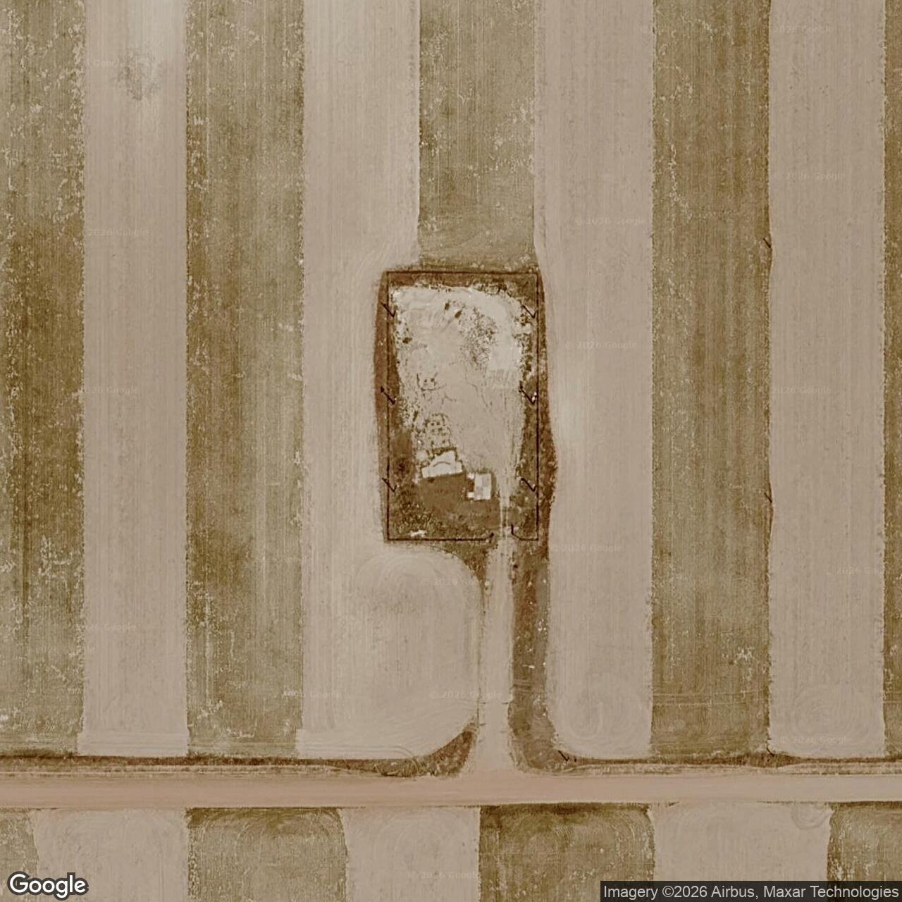 Current Google Satellite Image of Minuteman Launch Facility S-05, Nebraska