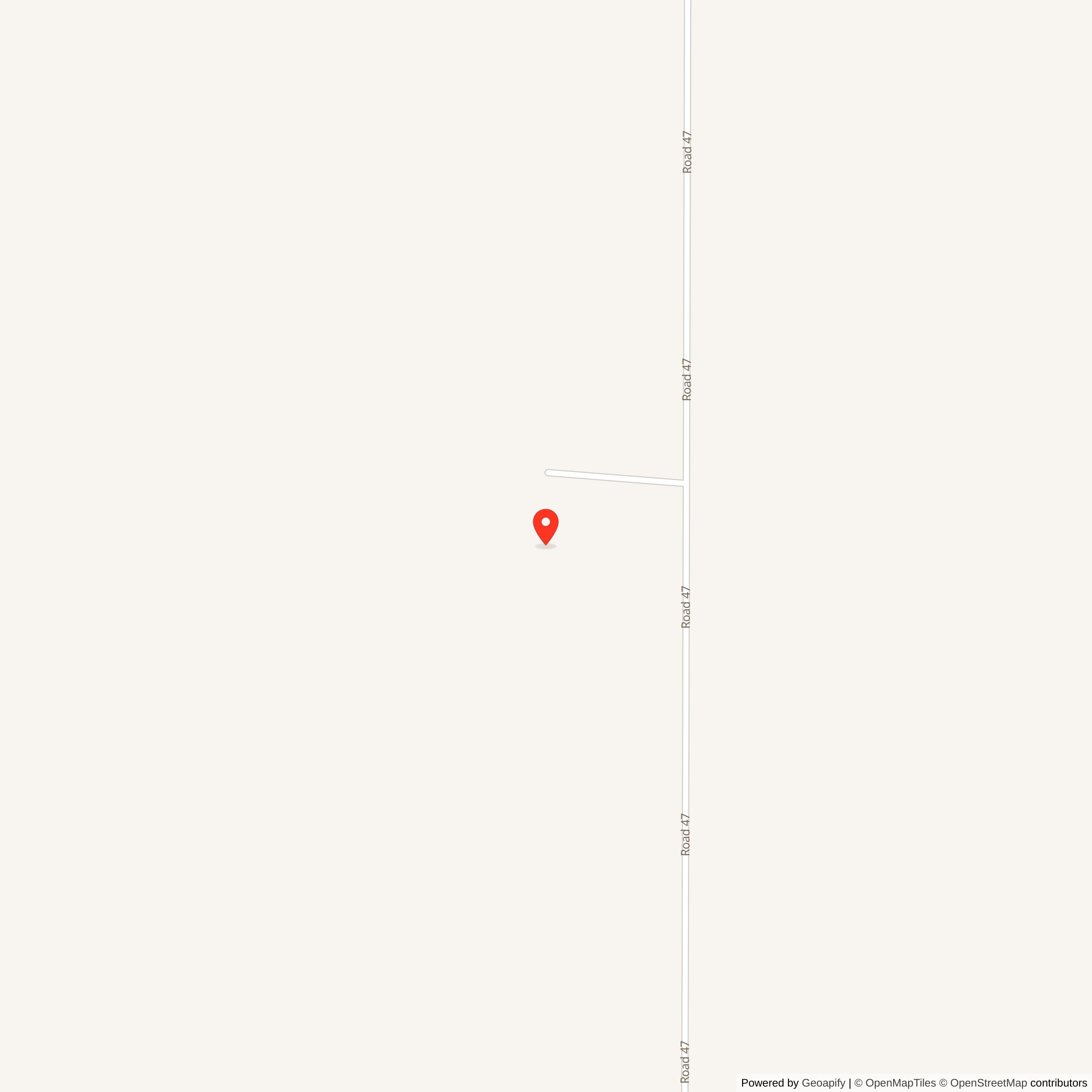 Map Showing Street Level location of Minuteman Launch Facility S-06, Wyoming
