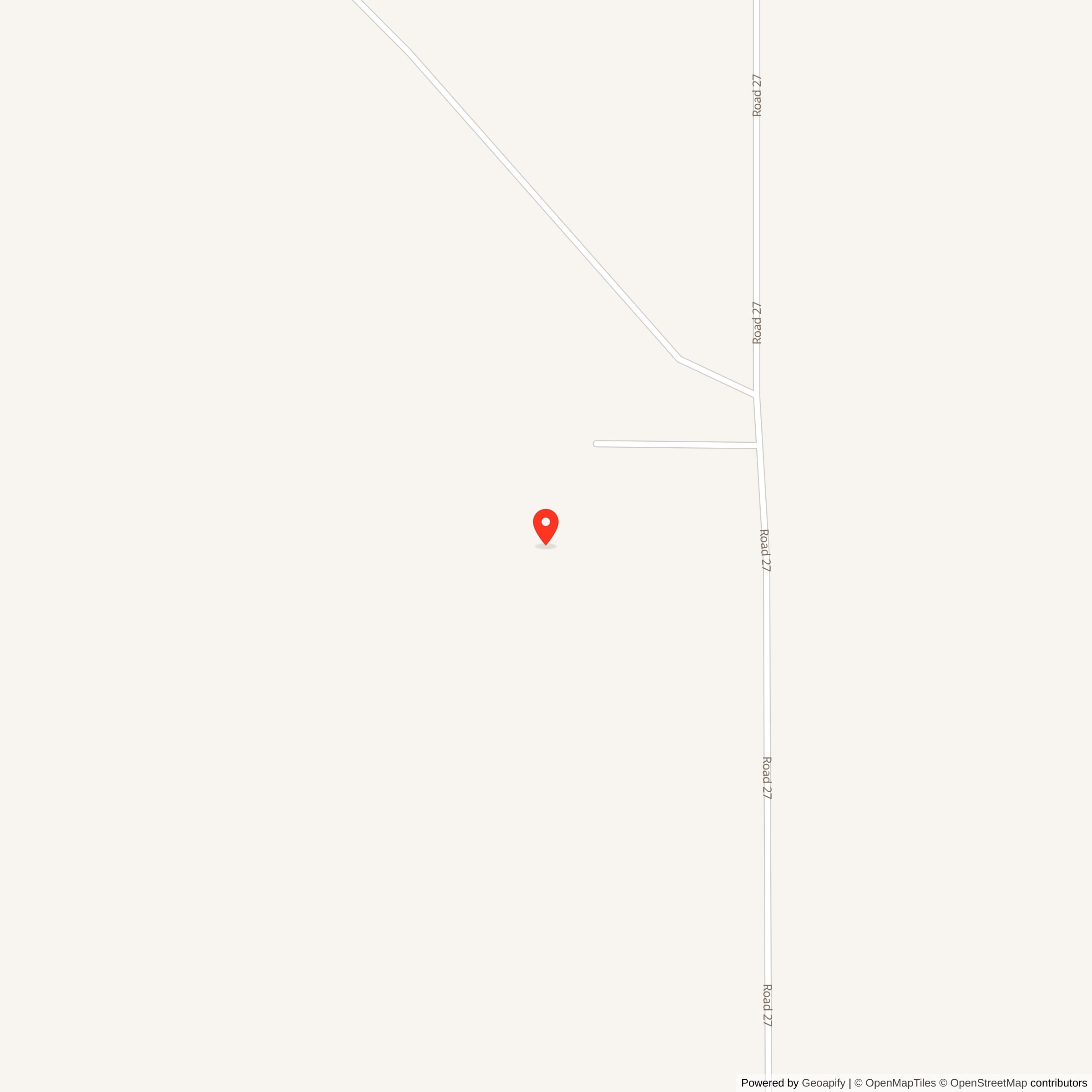 Map Showing Street Level location of Minuteman Launch Facility S-08, Wyoming