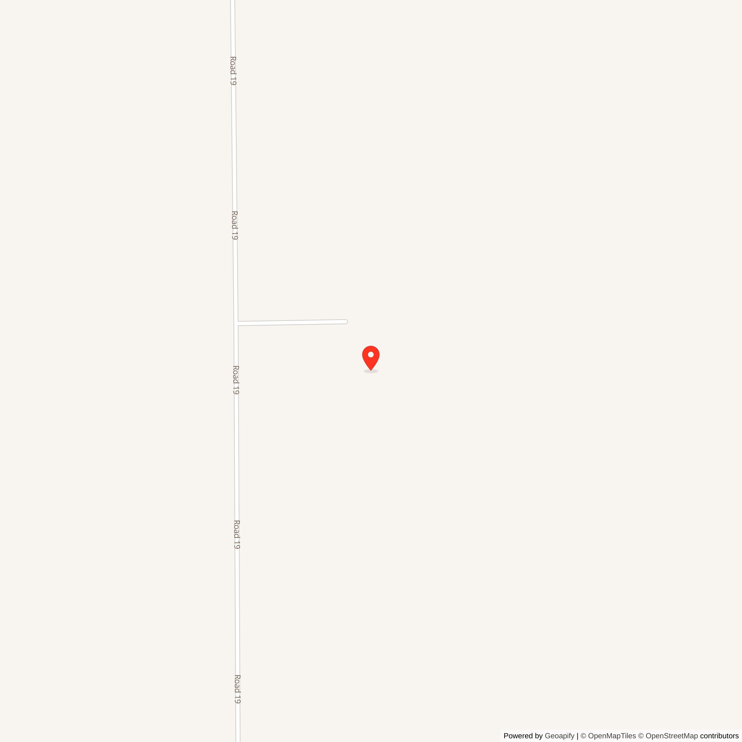 Map Showing Street Level location of Minuteman Launch Facility S-10, Wyoming