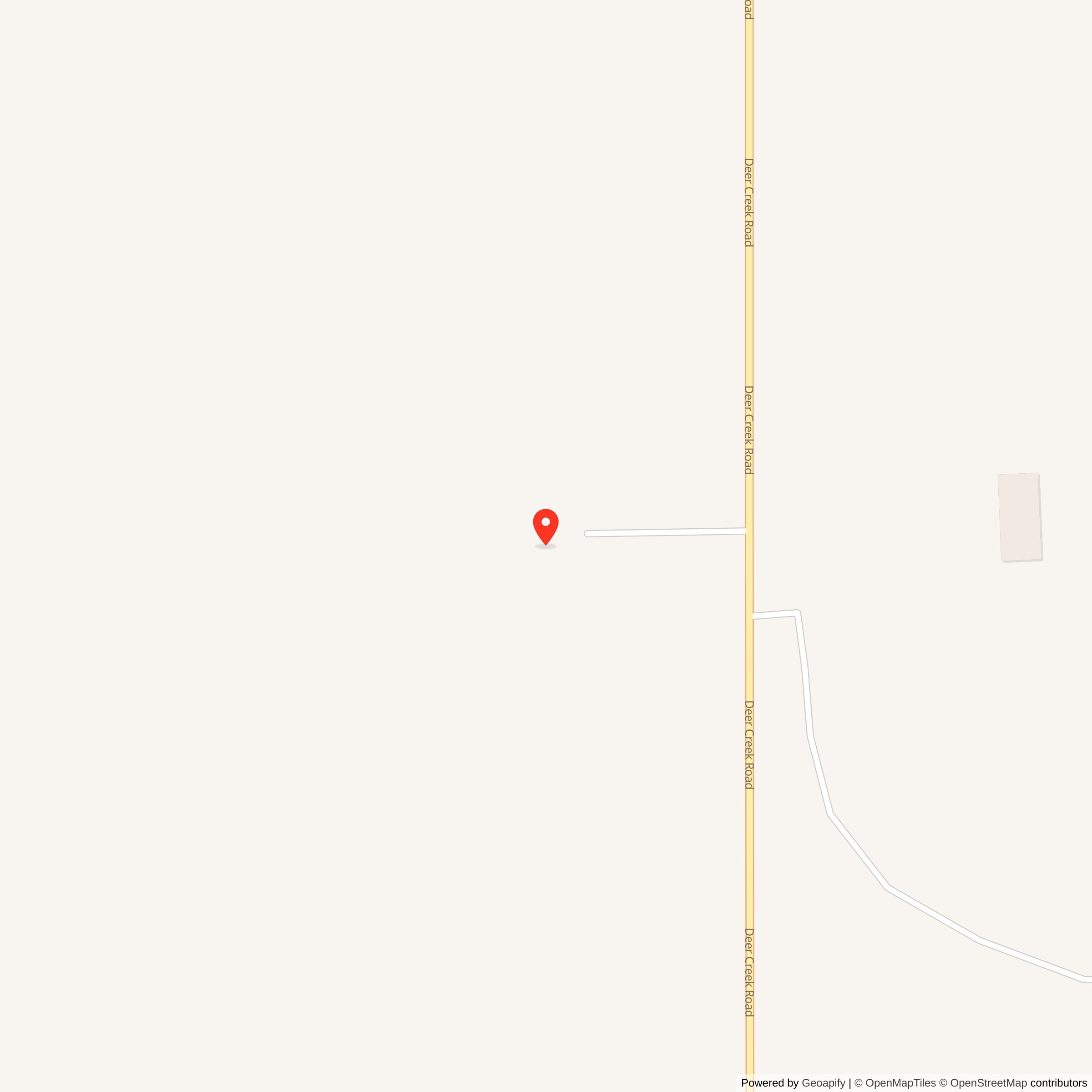 Map Showing Street Level location of Minuteman Launch Facility T-03, Wyoming