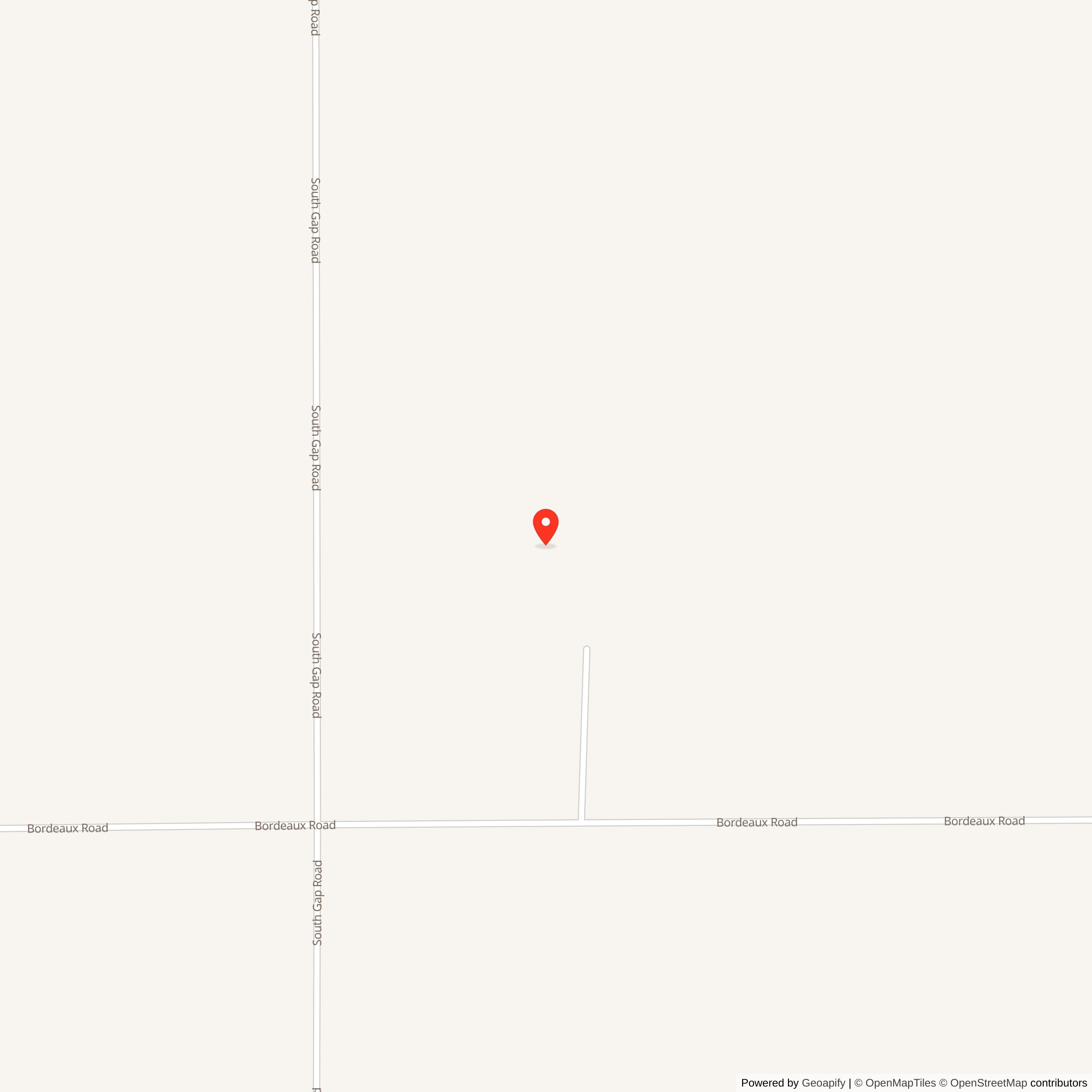 Map Showing Street Level location of Minuteman Launch Facility T-06, Wyoming
