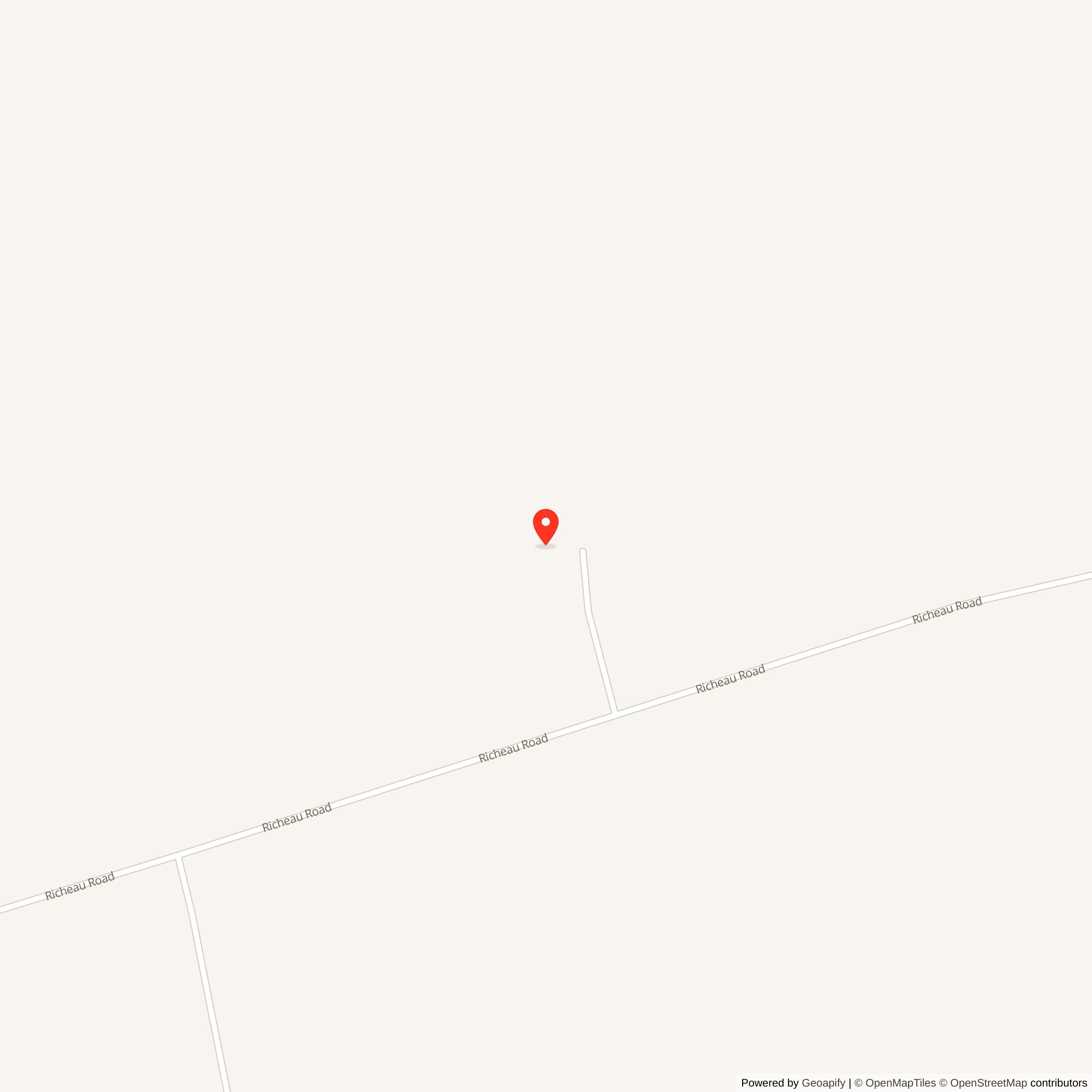Map Showing Street Level location of Minuteman Launch Facility T-08, Wyoming