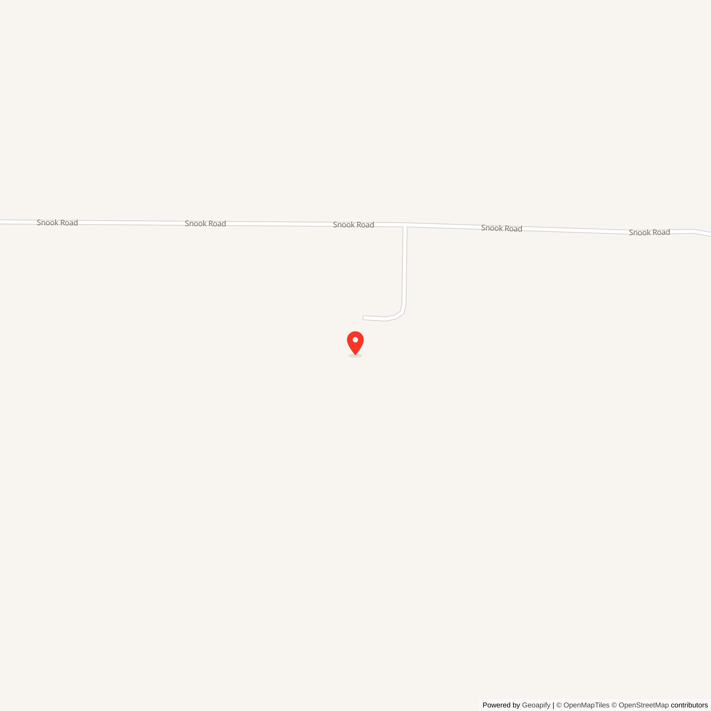 Map Showing Street Level location of Minuteman Launch Facility T-10, Wyoming