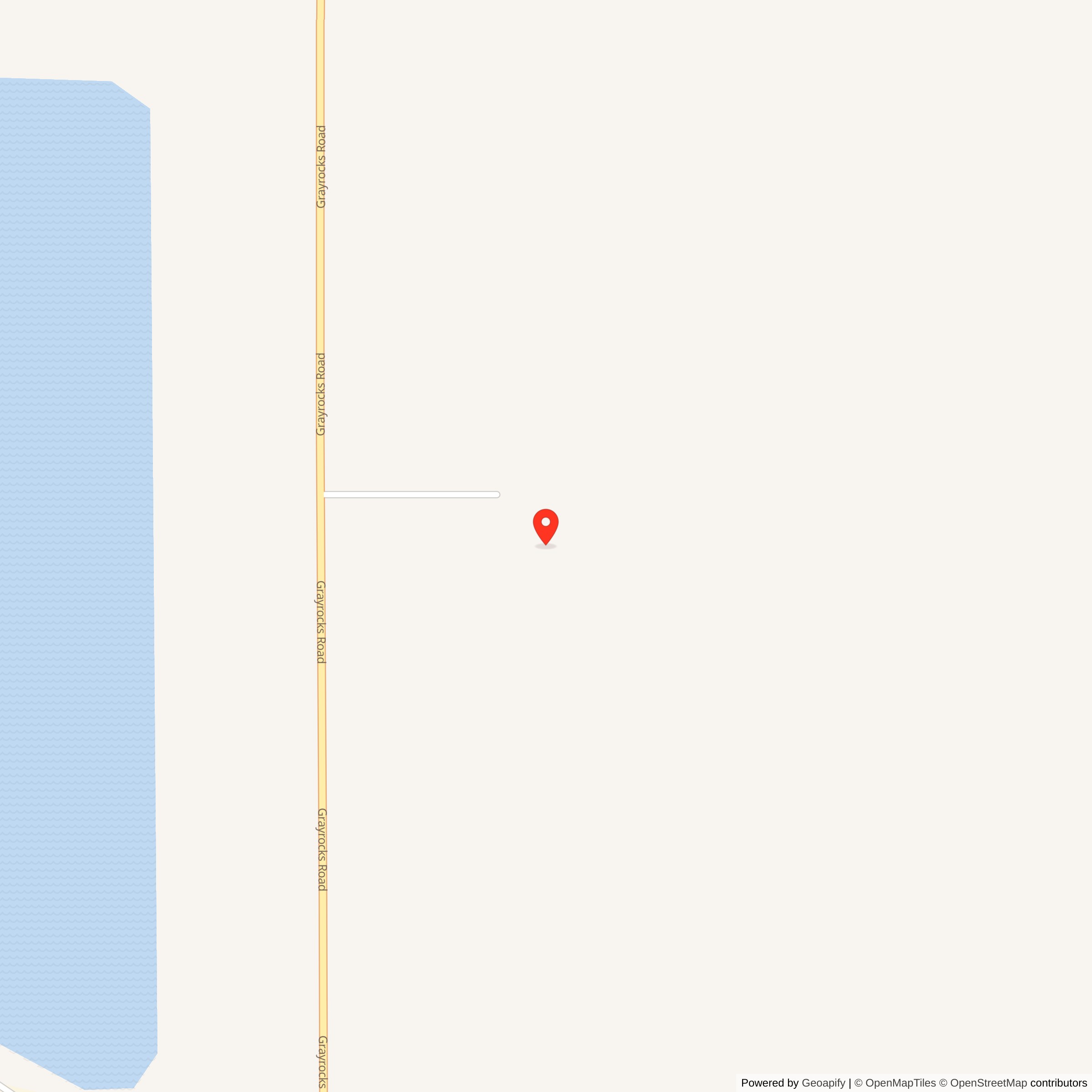 Map Showing Street Level location of Minuteman Launch Facility T-11, Wyoming