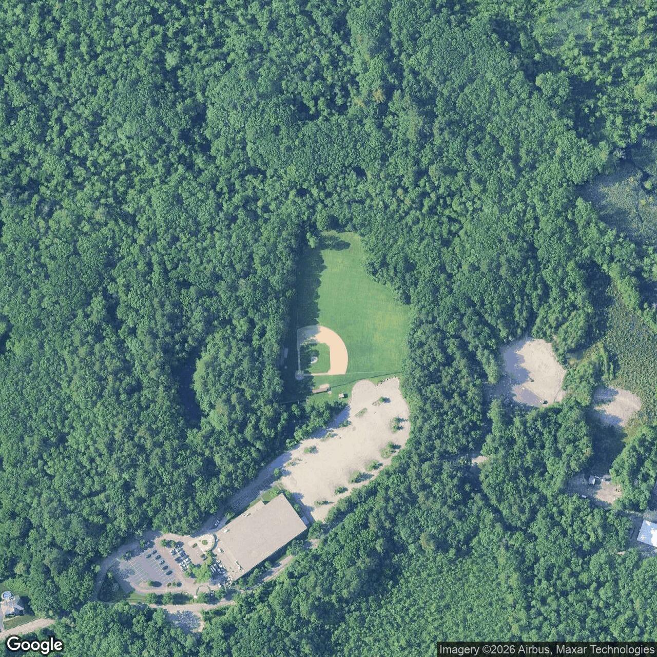 Current Google Satellite Image of Nike Site B-03L, Massachusetts