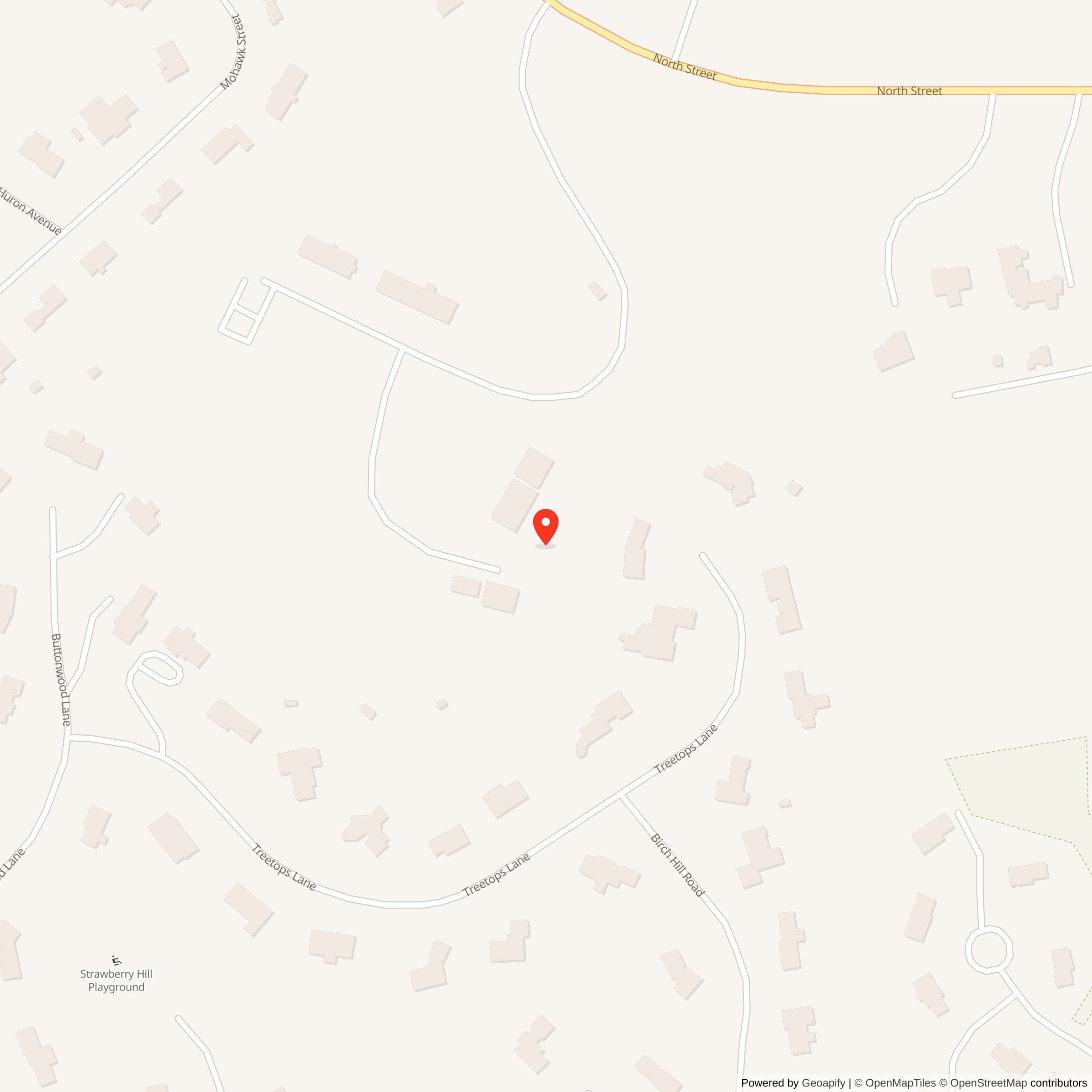 Map showing location of Nike Site B-05C, Massachusetts