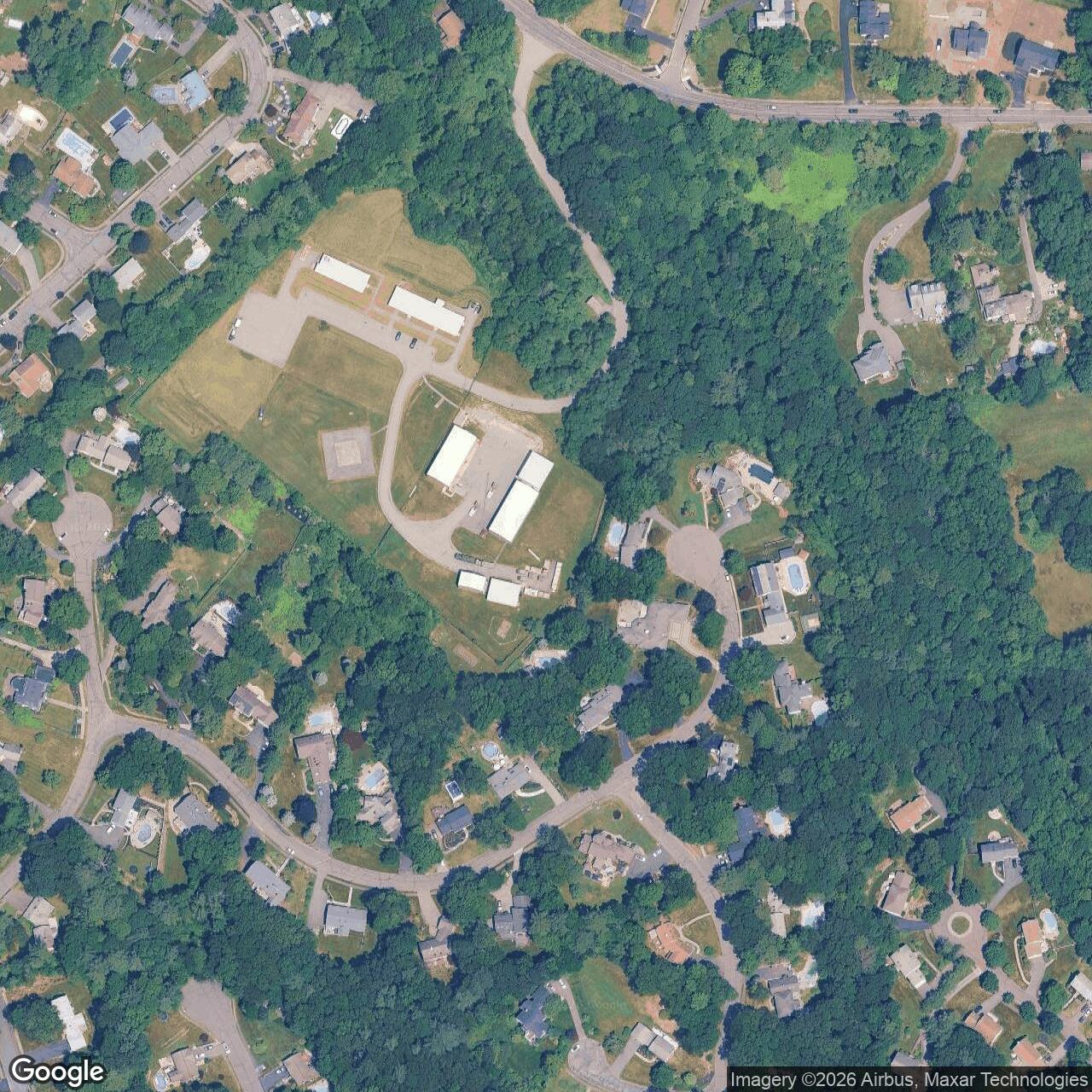 Current Google Satellite Image of Nike Site B-05C, Massachusetts