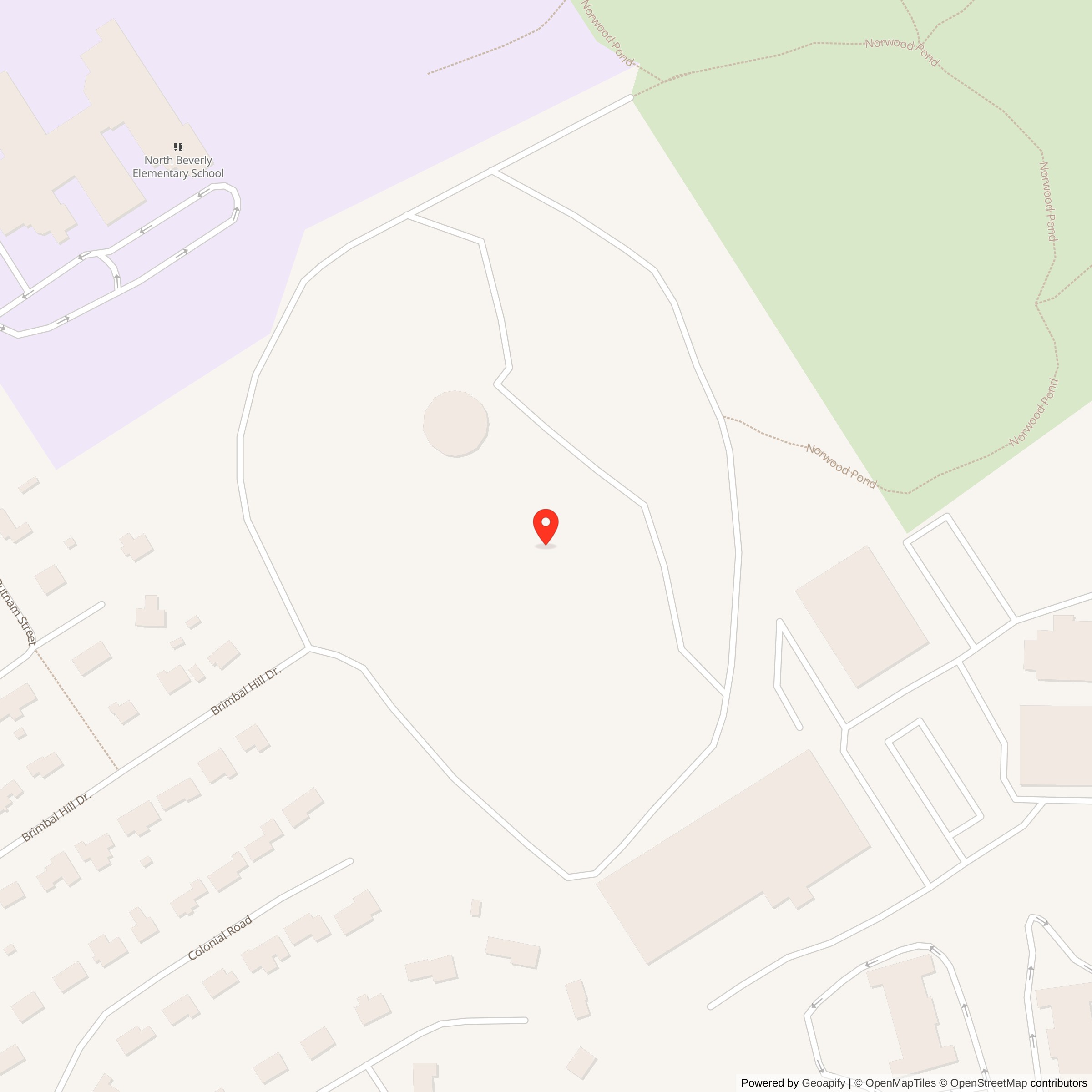 Map showing location of Nike Site B-15C, Massachusetts