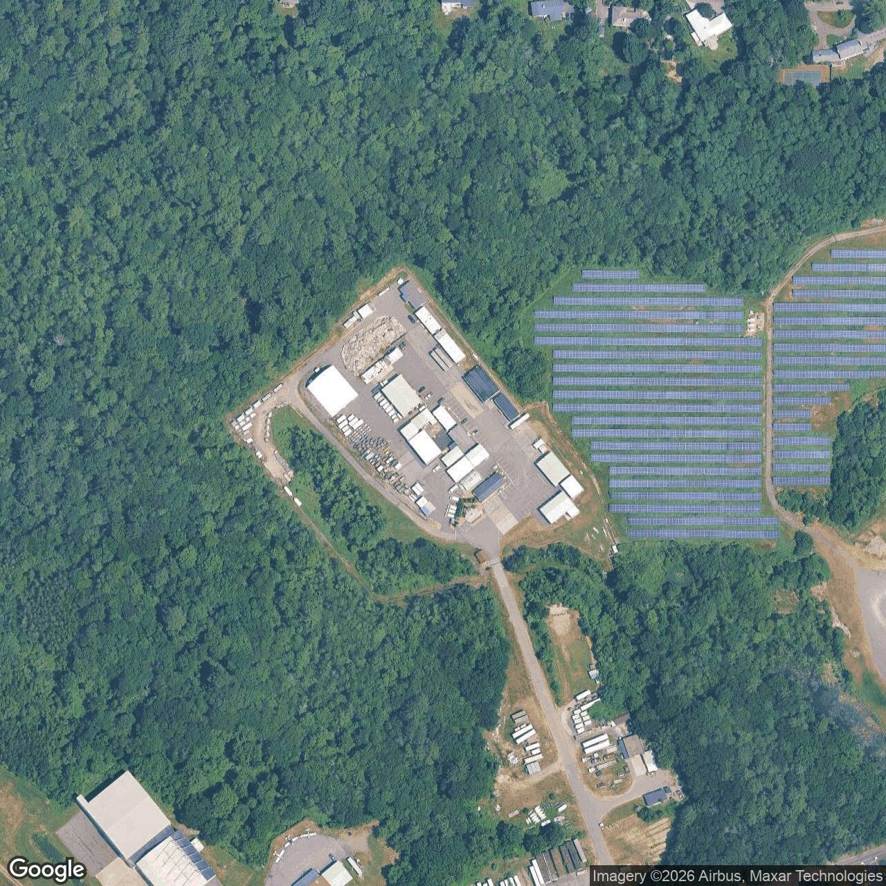 Current Google Satellite Image of Nike Site B-15L, Massachusetts