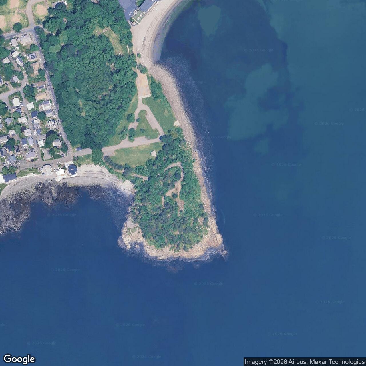 Current Google Satellite Image of Nike Site B-17C, Massachusetts