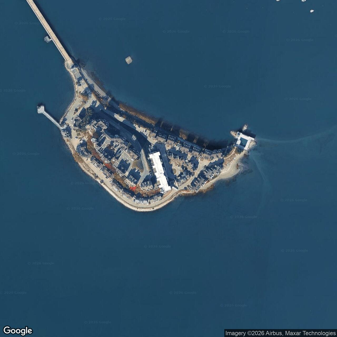 Current Google Satellite Image of Nike Site B-36C, Massachusetts