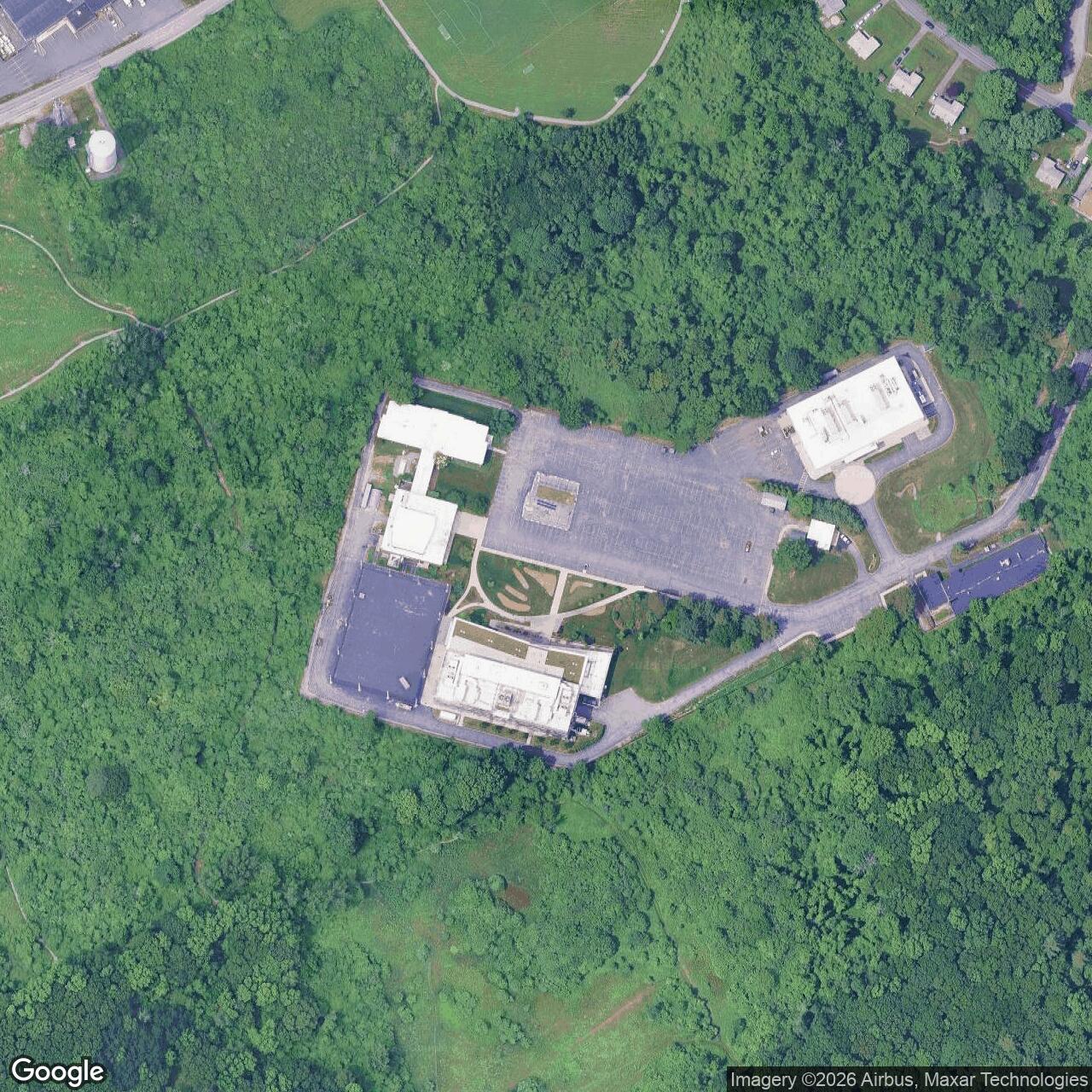Current Google Satellite Image of Nike Site B-84L, Massachusetts