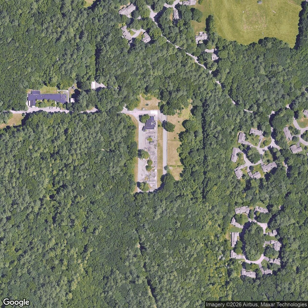 Current Google Satellite Image of Nike Site B-85L, Massachusetts