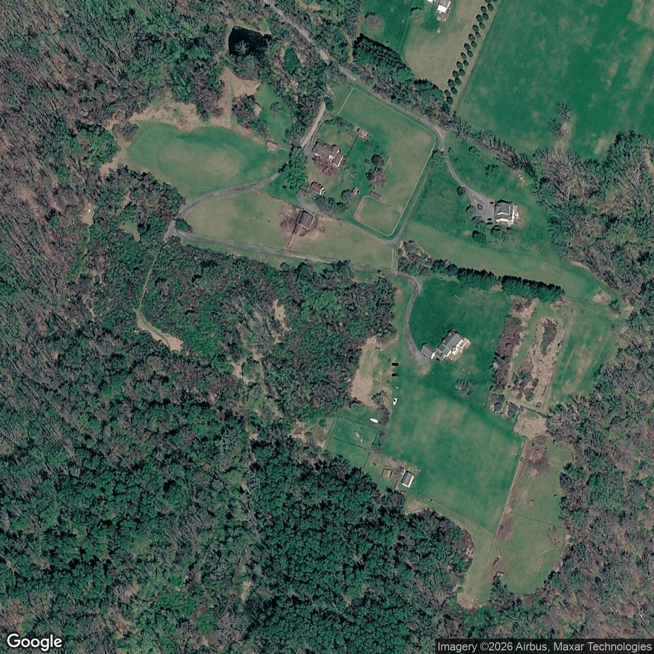 Current Google Satellite Image of Nike Site BA-09C, Maryland