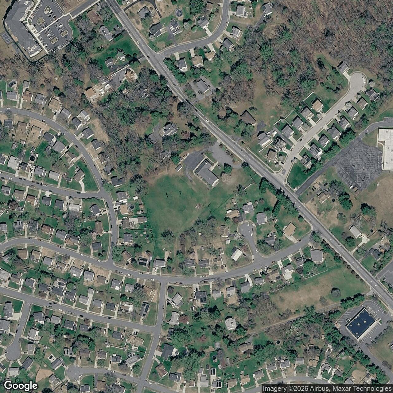 Current Google Satellite Image of Nike Site BA-18C, Maryland