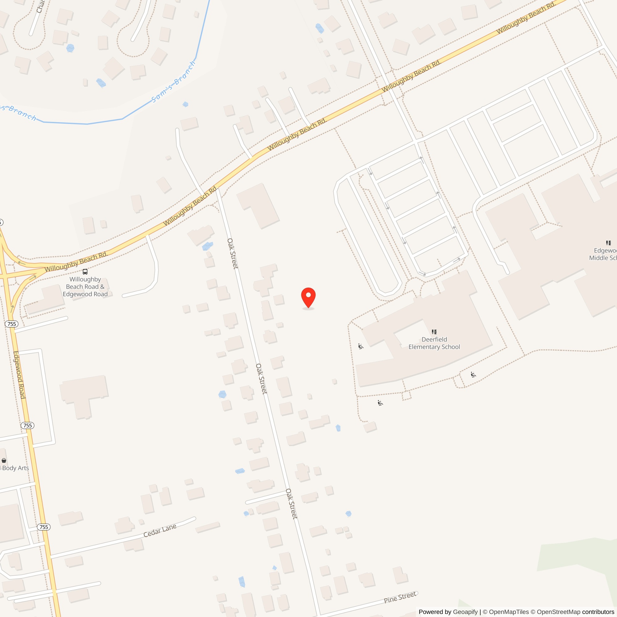Map showing location of Nike Site BA-18L, Maryland