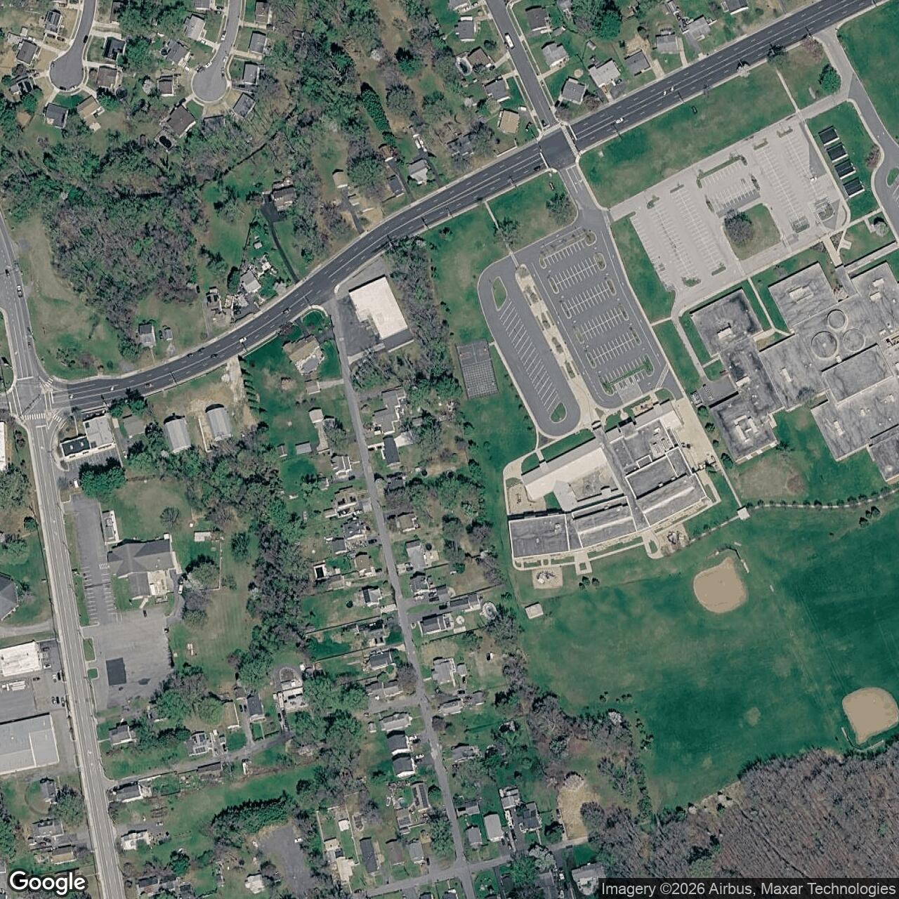 Current Google Satellite Image of Nike Site BA-18L, Maryland