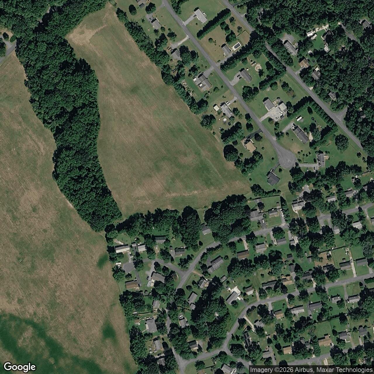Current Google Satellite Image of Nike Site BA-30/31C, Maryland