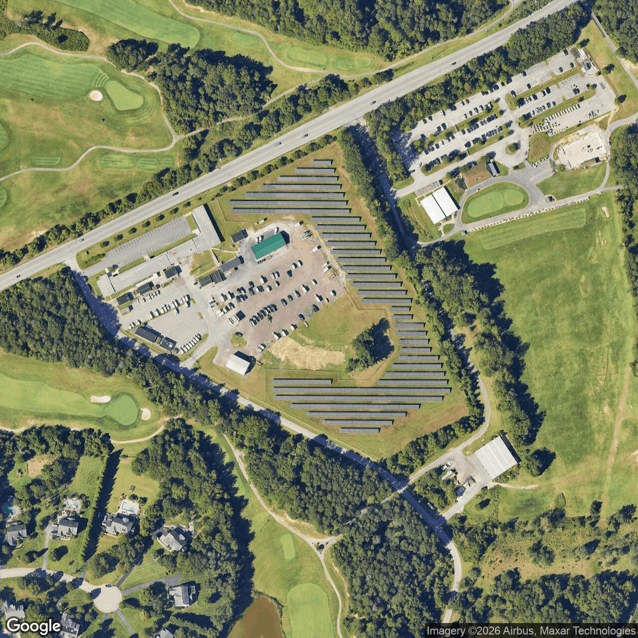 Current Google Satellite Image of Nike Site BA-43C, Maryland