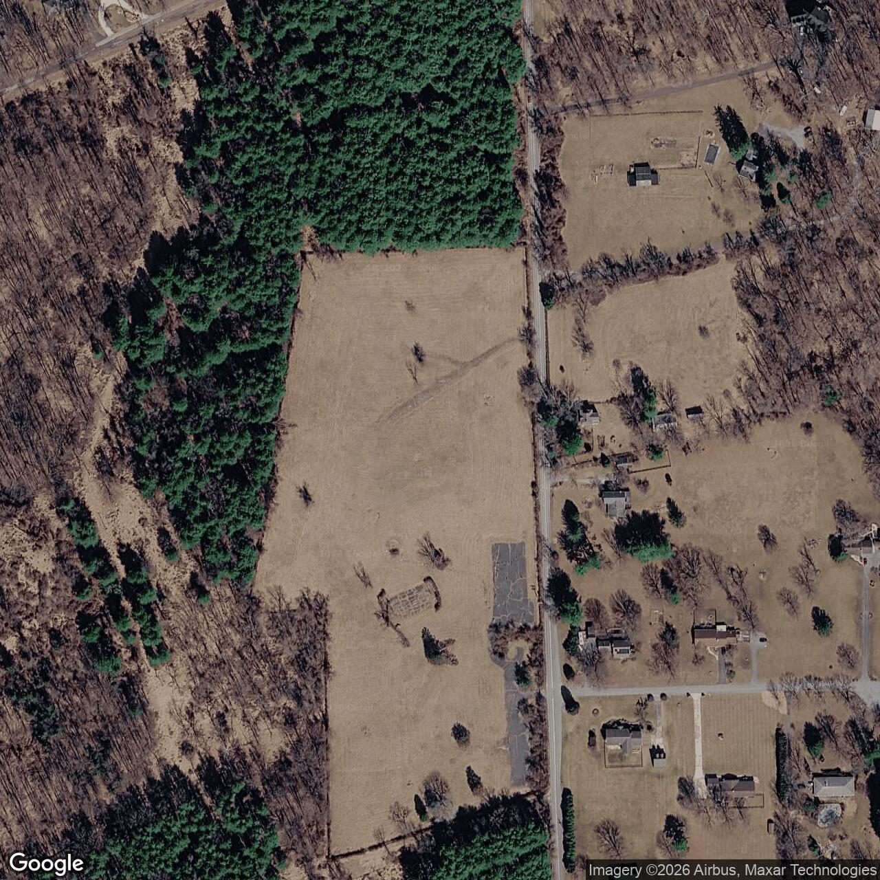 Current Google Satellite Image of Nike Site BA-79C, Maryland