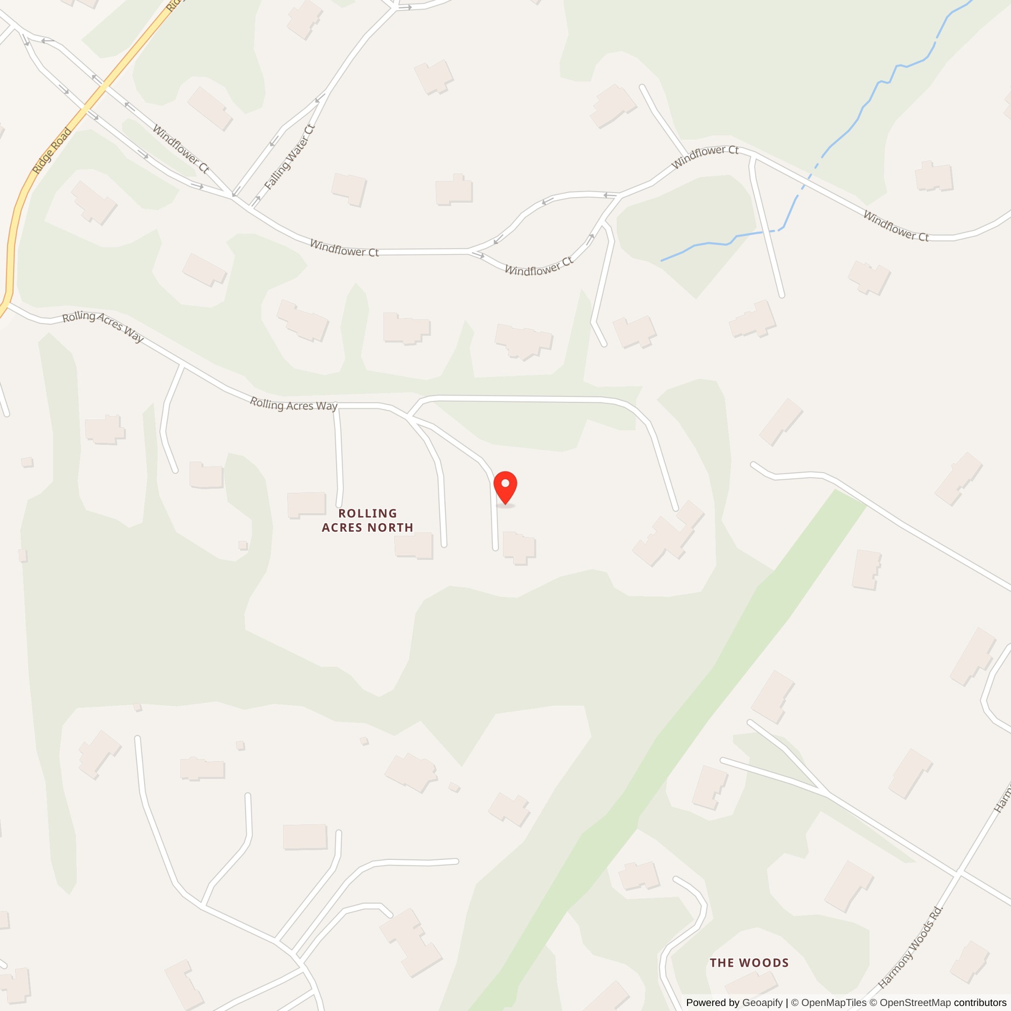 Map showing location of Nike Site BA-92L, Maryland