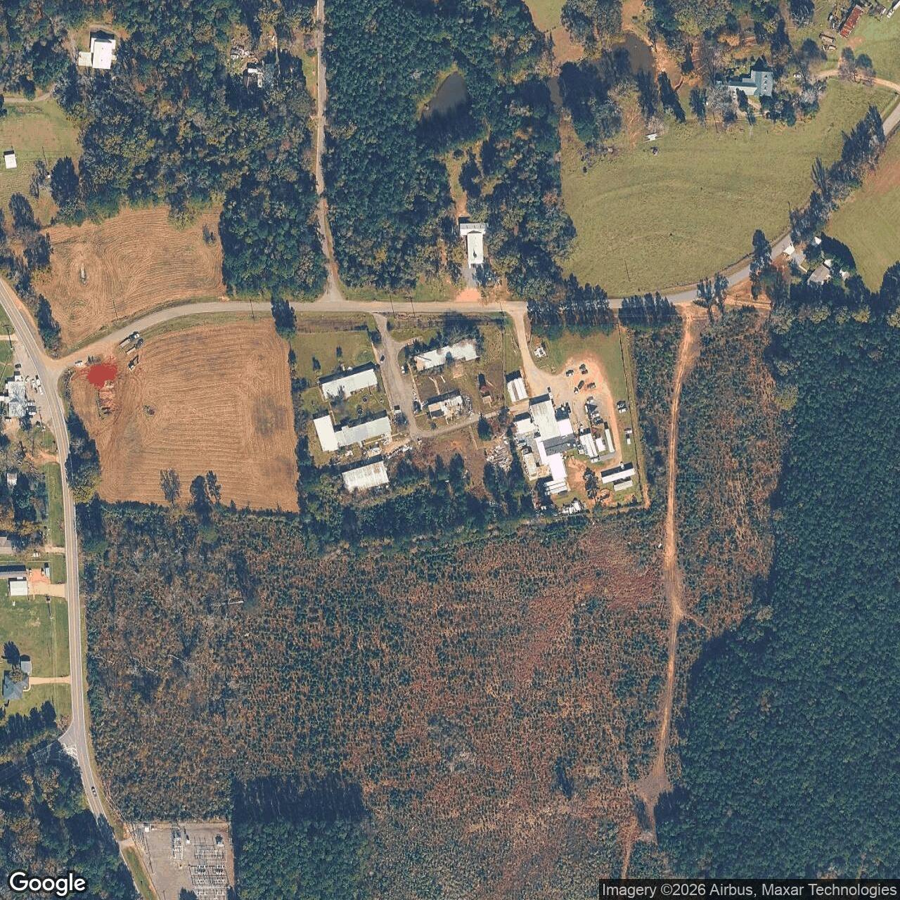 Current Google Satellite Image of Nike Site BD-10C, Louisiana